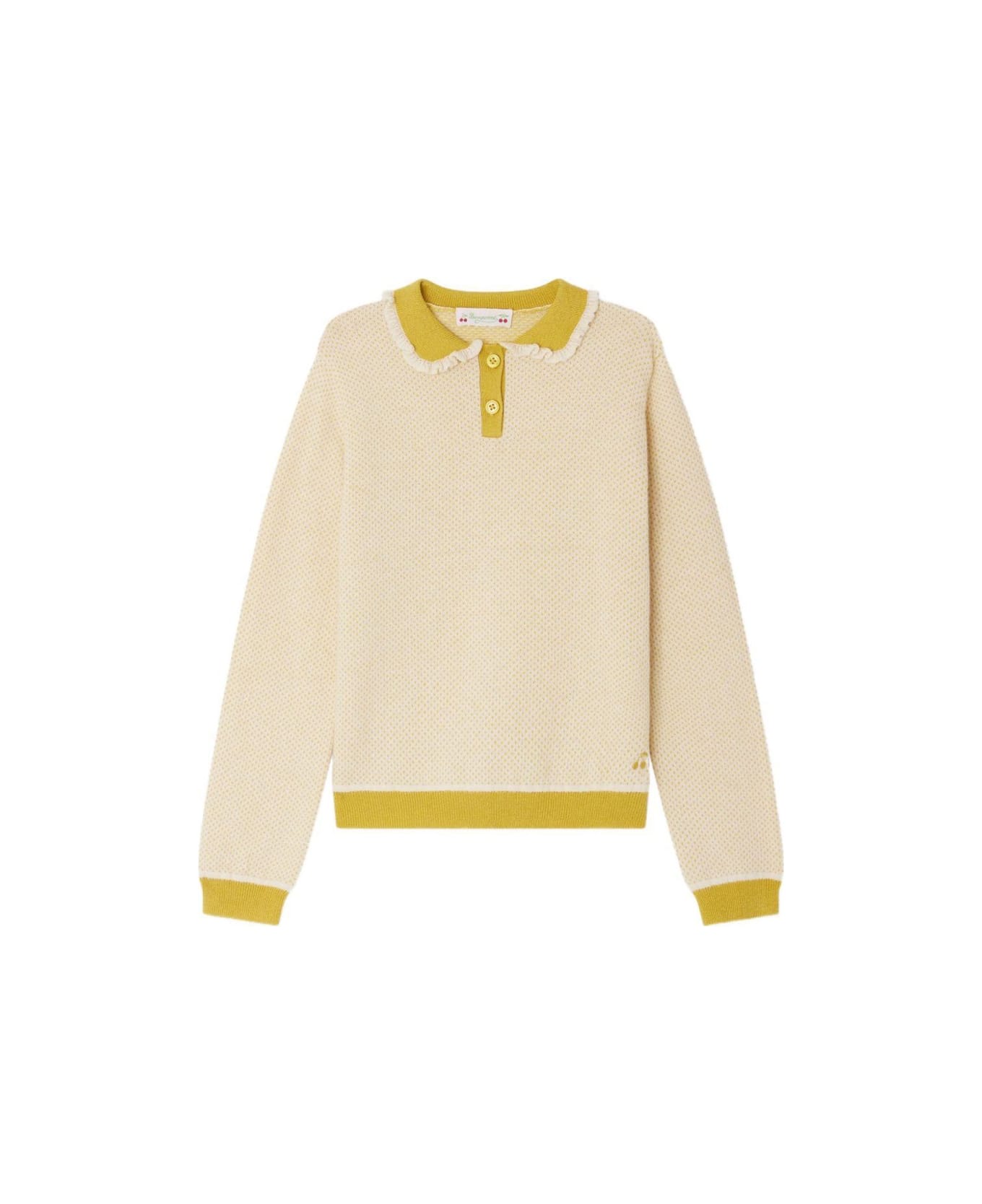 Bonpoint Mini Logo Pullover - YELLOW