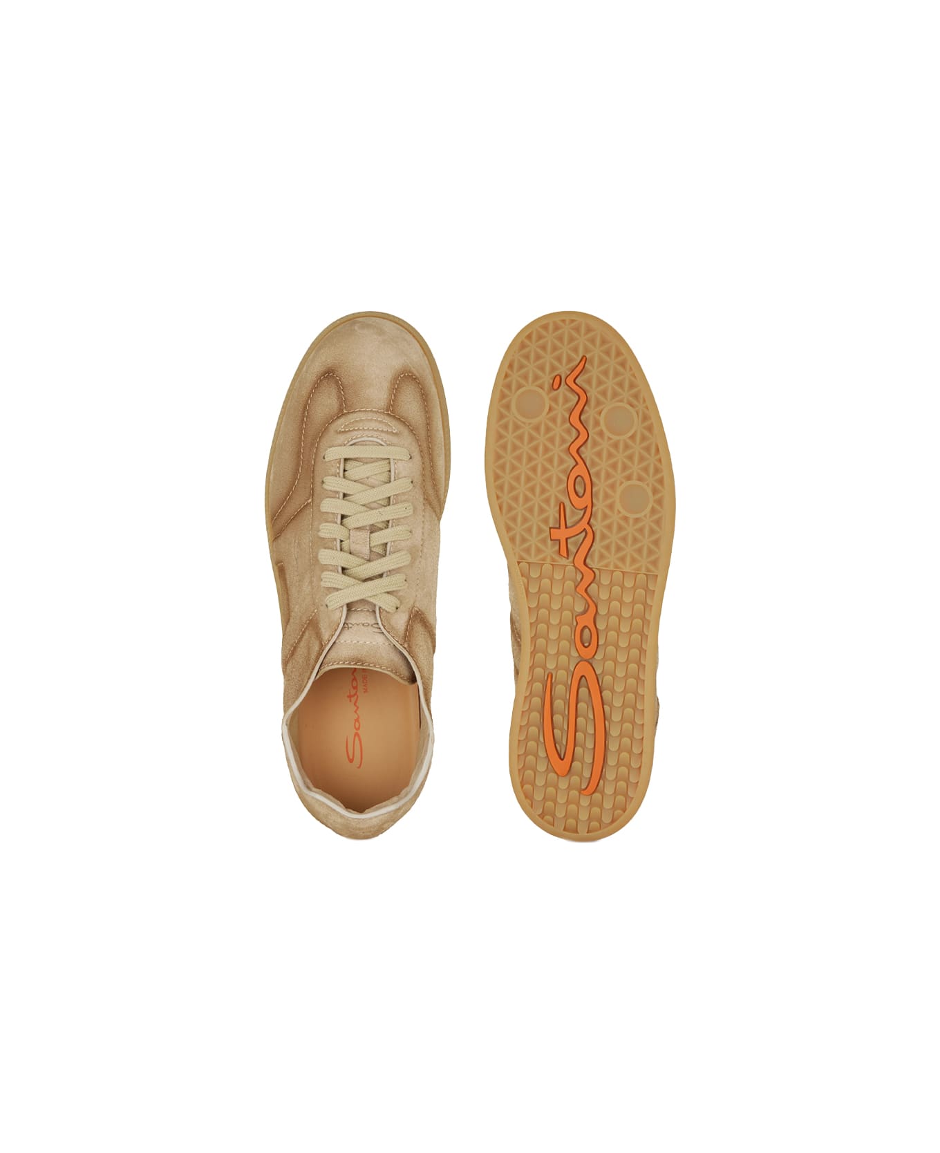Santoni Oly Cube Sneakers - Natural
