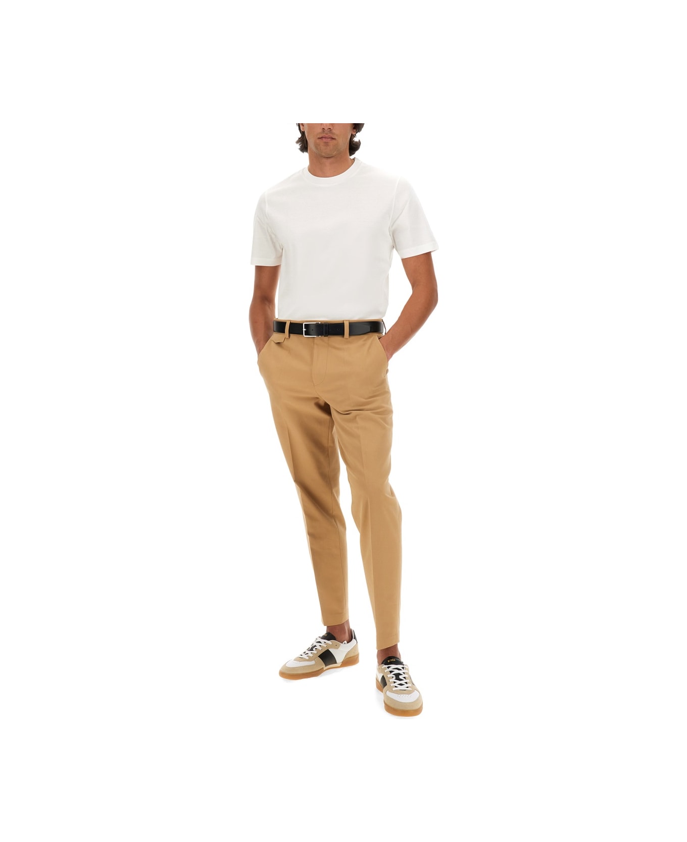 Hugo Boss "l-tesar 14" T-shirt - WHITE