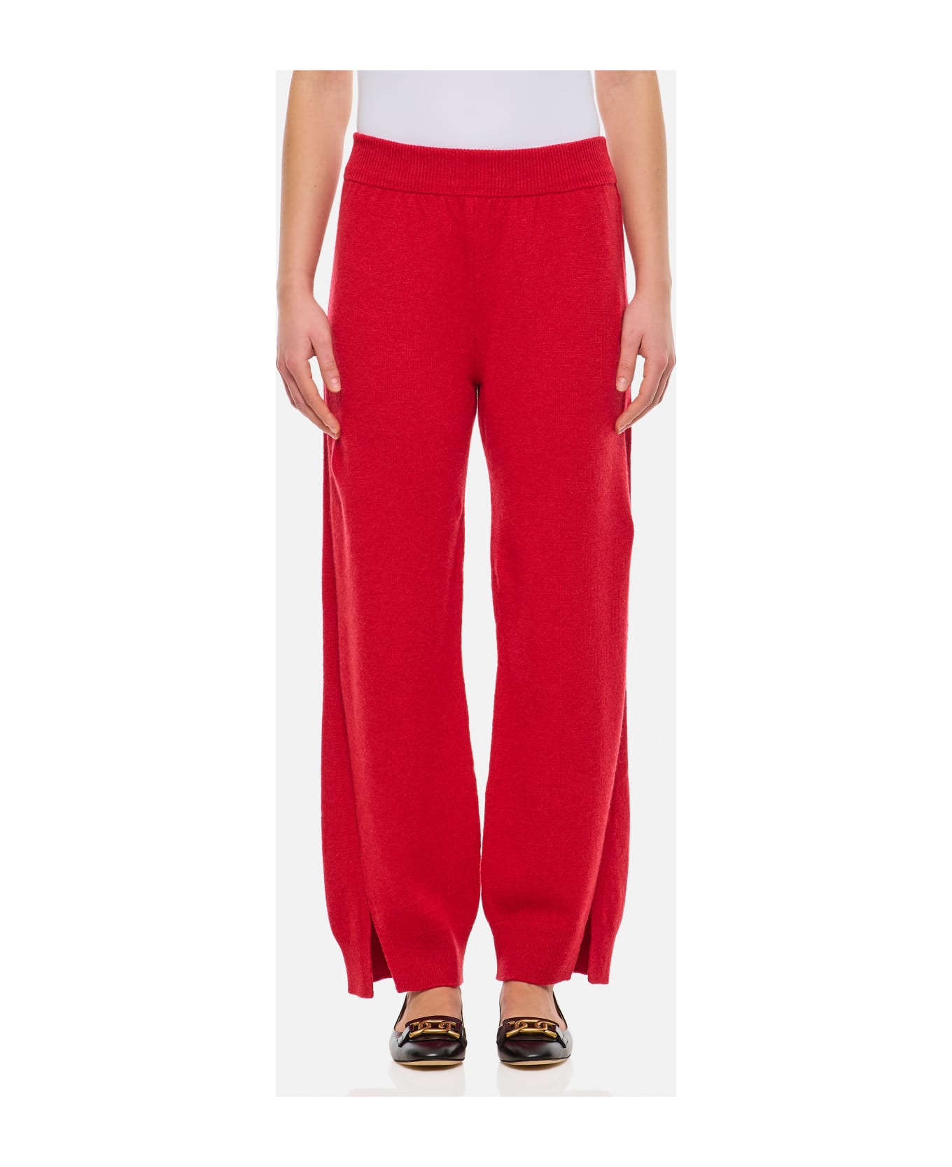 Barrie Cashmere Jogging Pants - Red