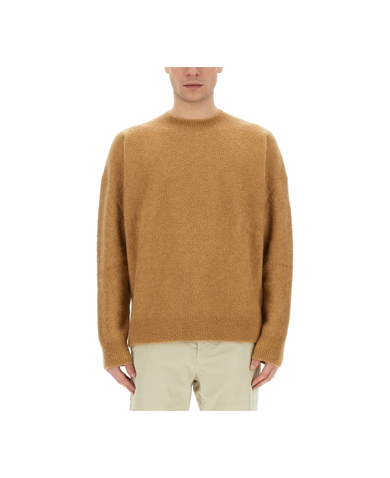 Hugo Boss Cashmere Sweater - BEIGE ニットウェア