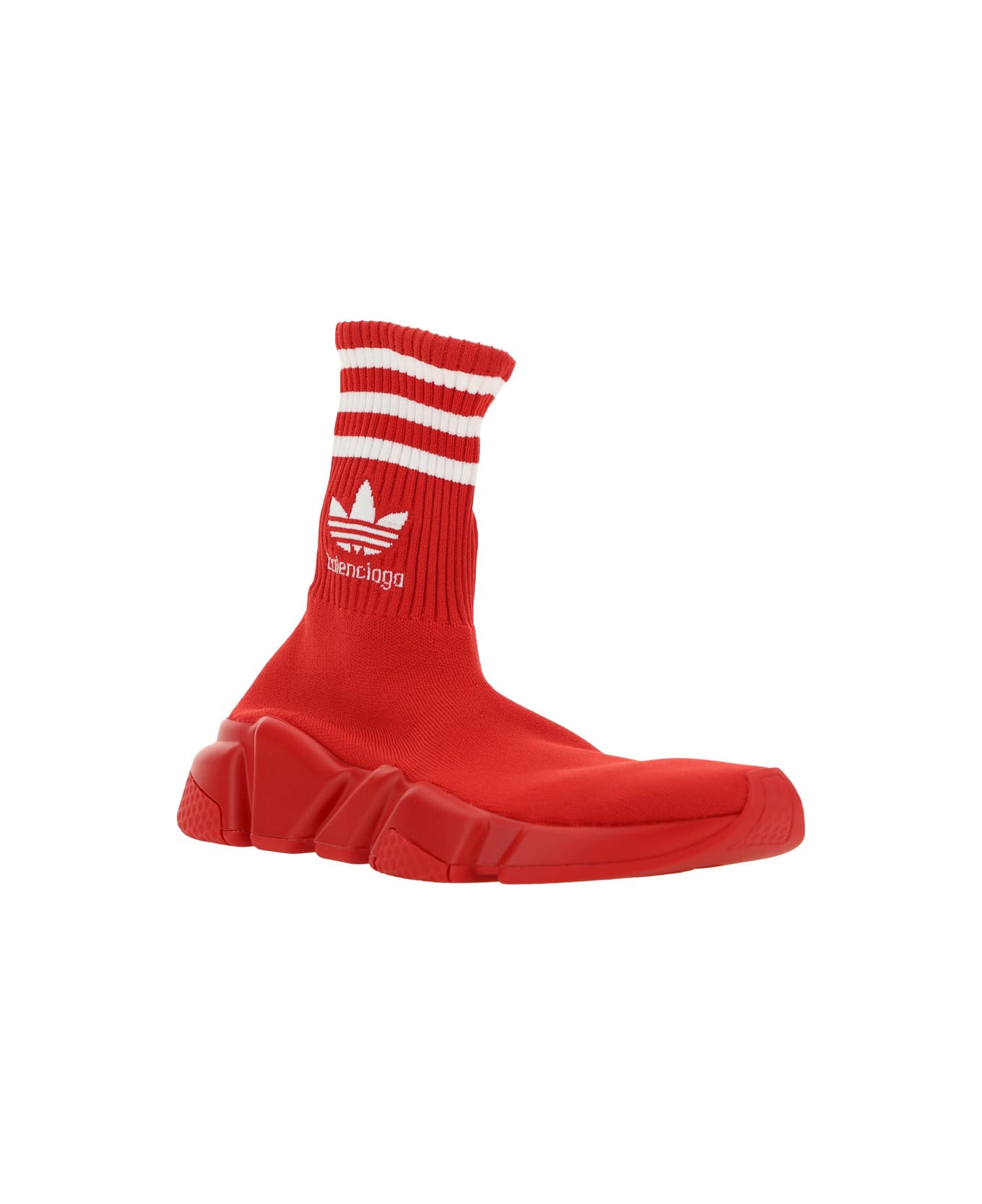 Balenciaga X Adidas Speed 2.0 Lt Sock Sneakers - Red/white Logo スニーカー