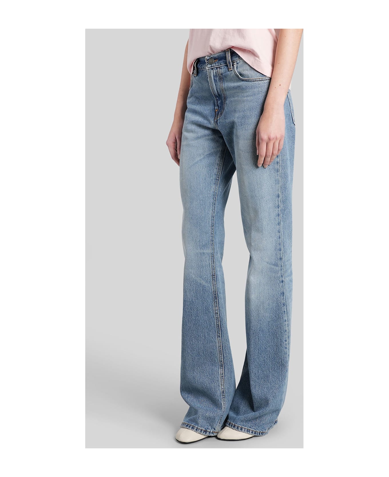 Haikure Flora Jeans In Blue Denim - blue