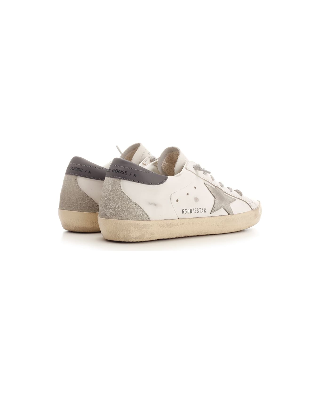 Golden Goose 'super Star' Sneakers - Grey