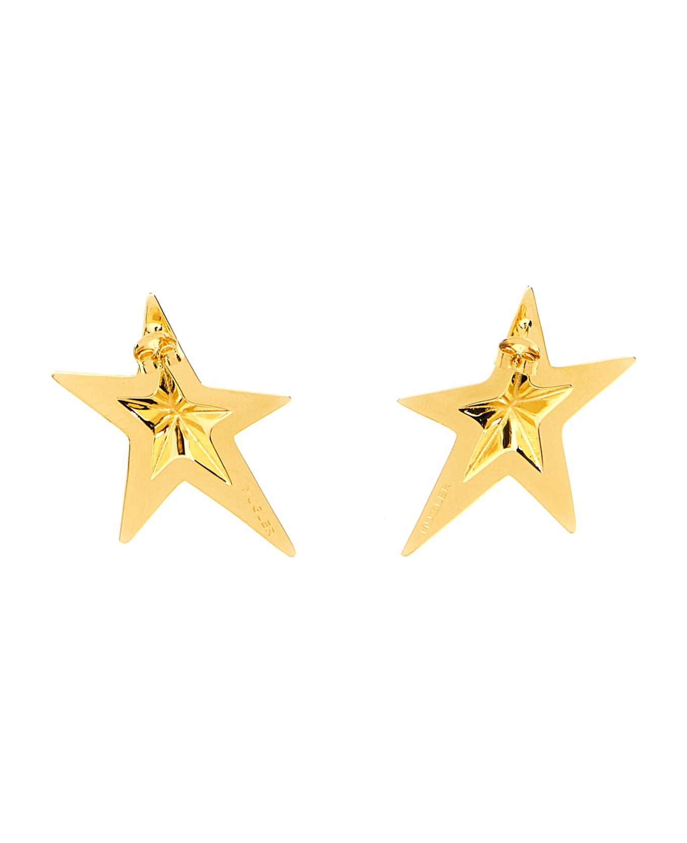 Mugler 'maxi Star' Earrings - GOLD イヤリング