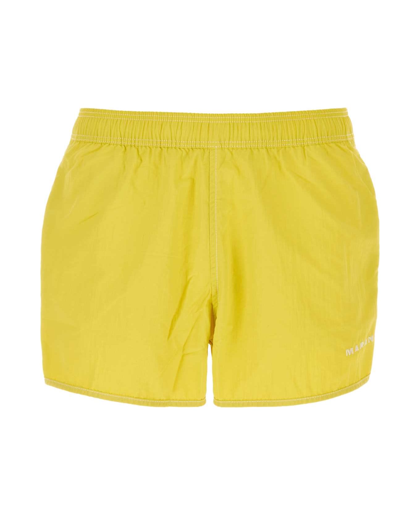 Isabel Marant Vicente Swimming Shorts - Yellow 水着