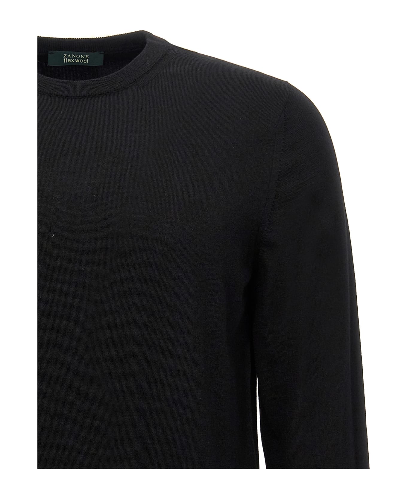 Zanone Wool Sweater - Black  