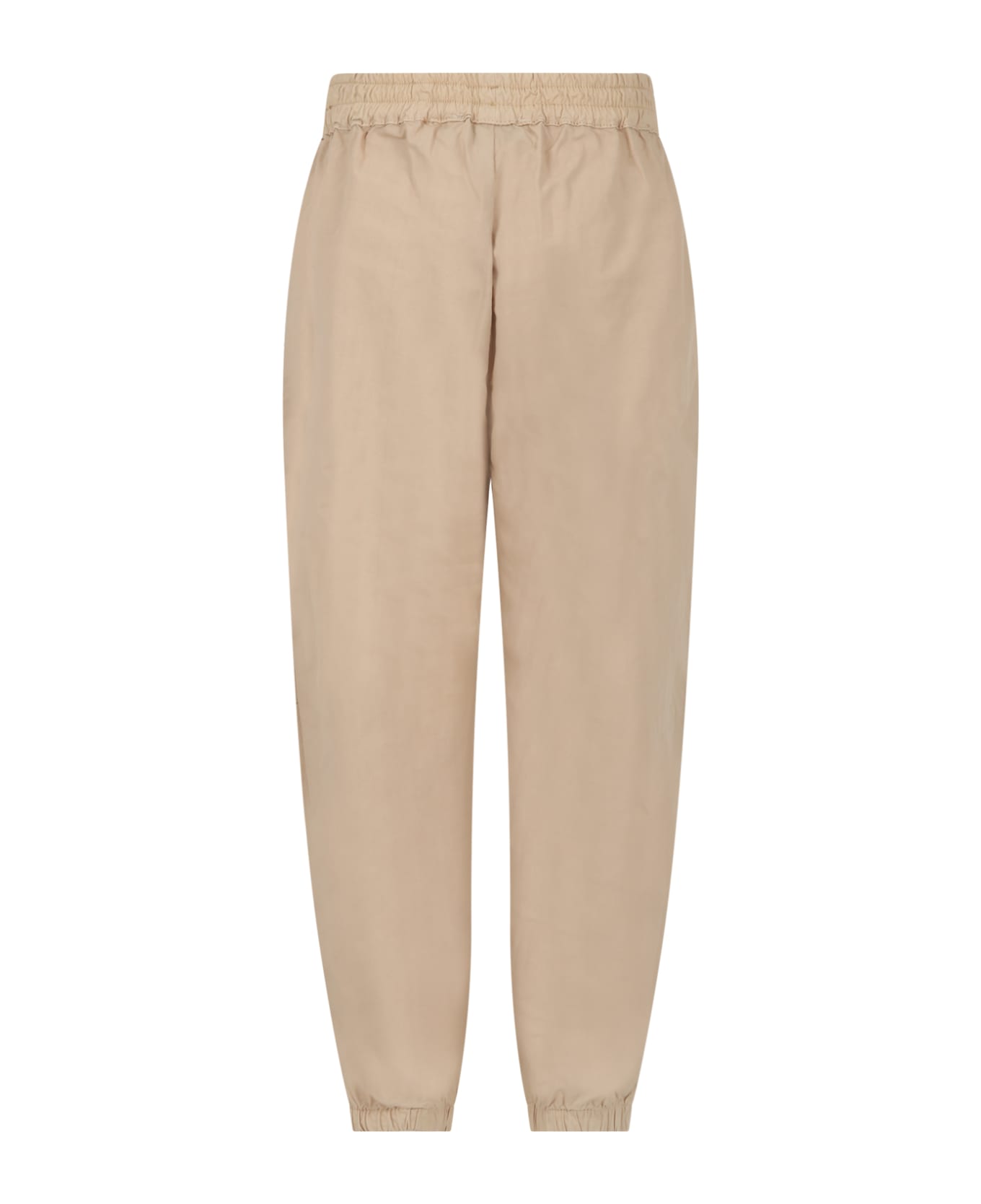 Dondup Beige Trousers For Boy With Logo Patch - Beige