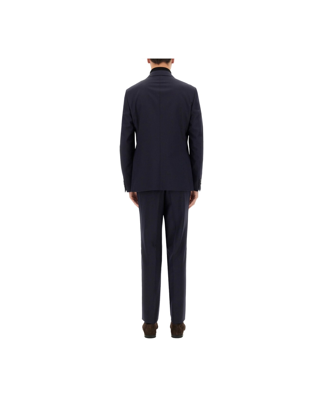 Zegna Single-breasted Dress - BLUE