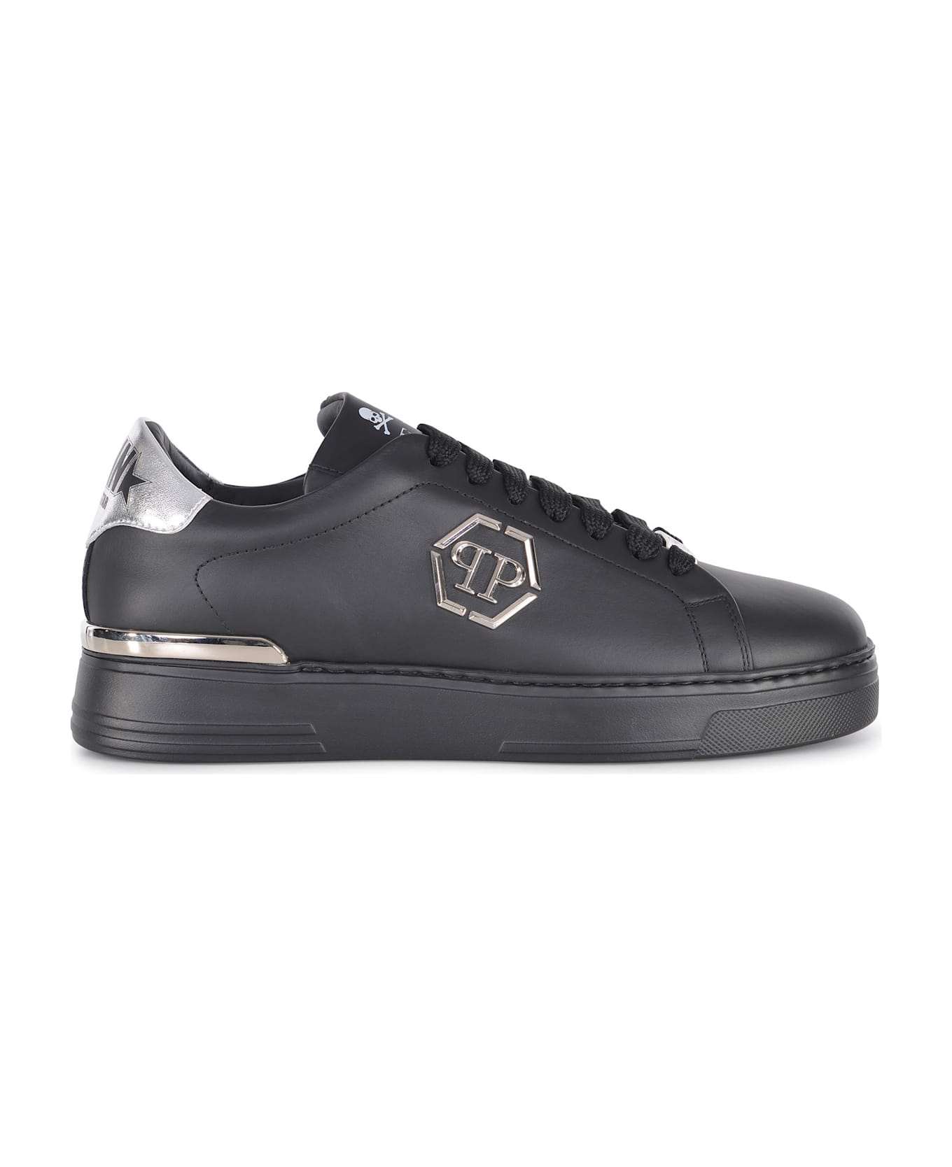 Philipp Plein Sneakers In Leather - Black