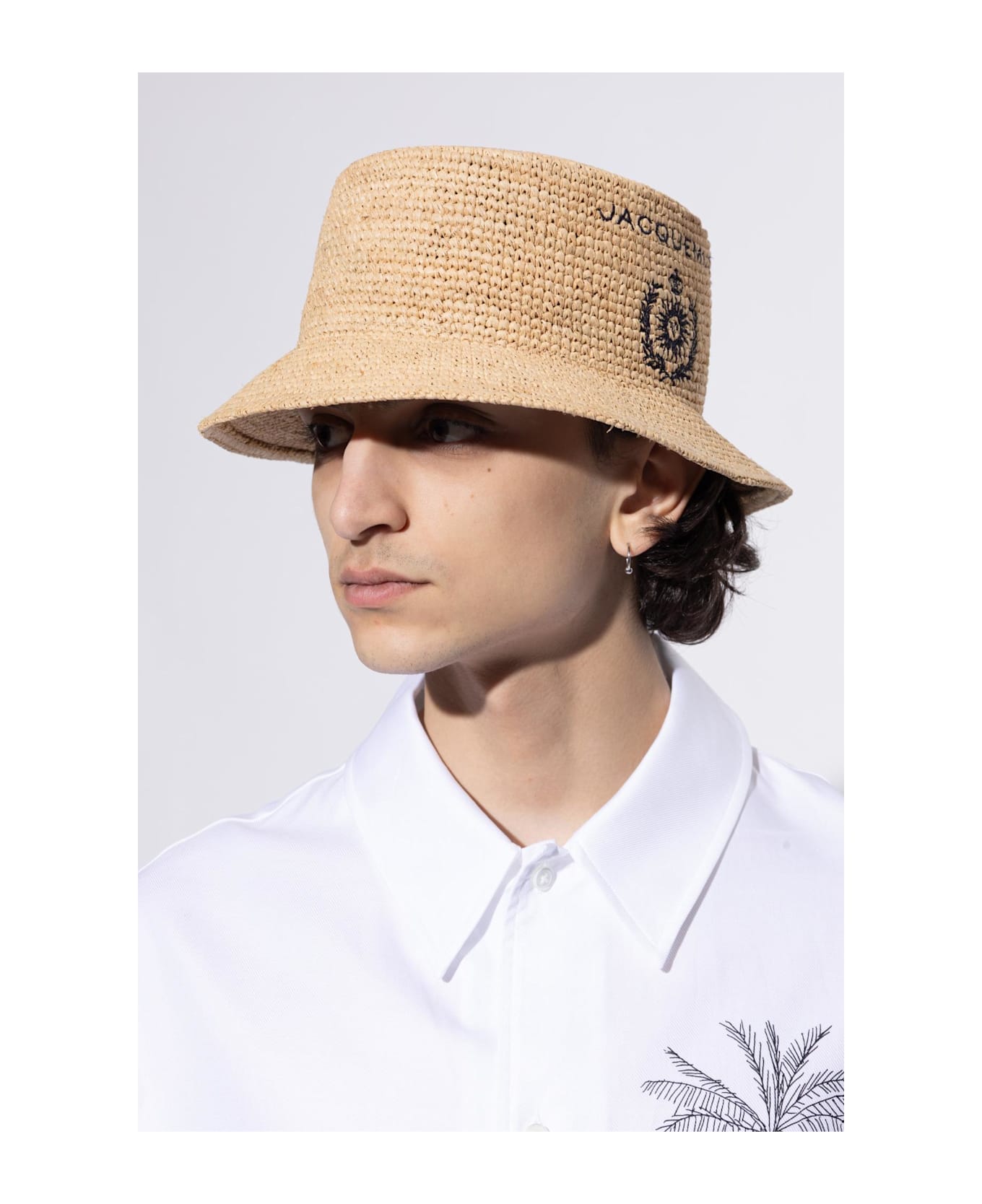 Jacquemus Hat With Logo - Beige