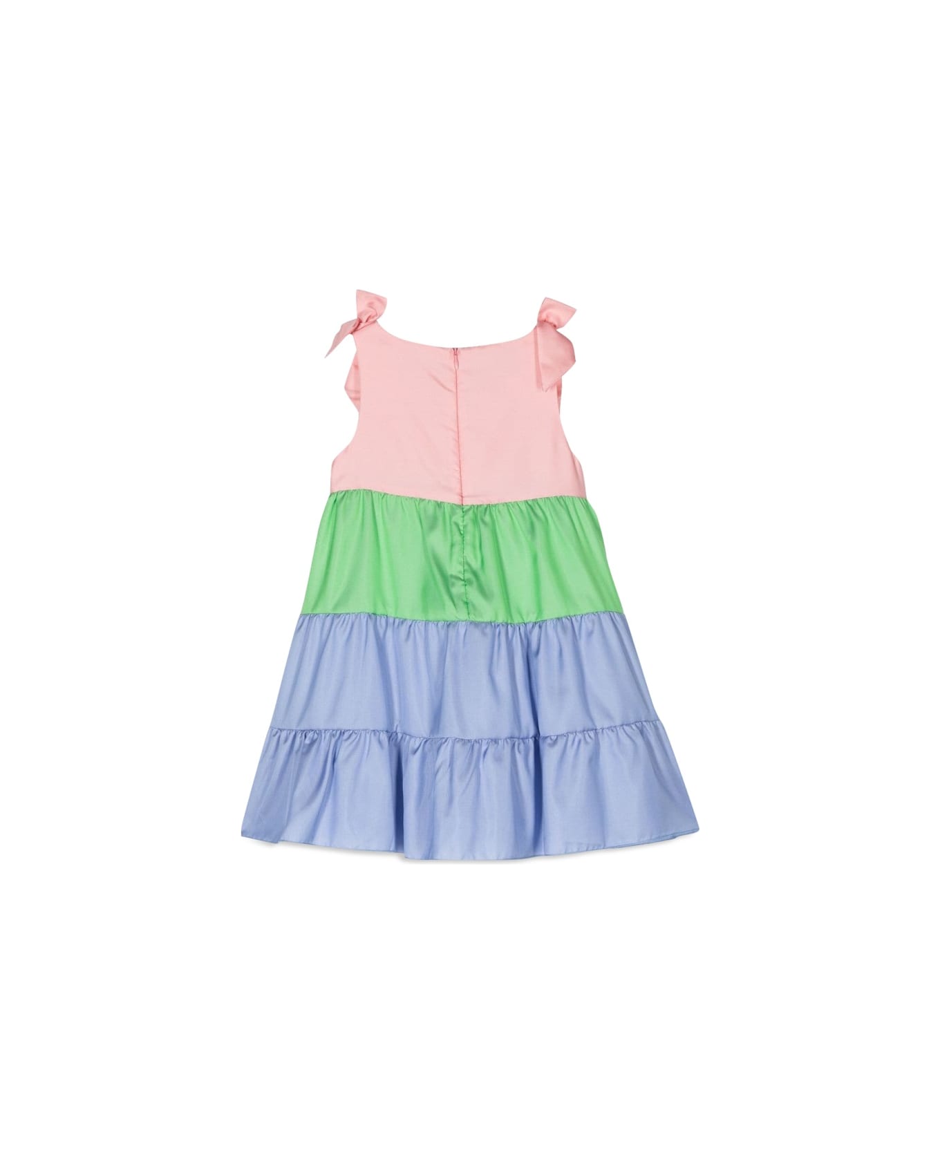 MiMiSol Multicolor Satin Dress - MULTICOLOUR