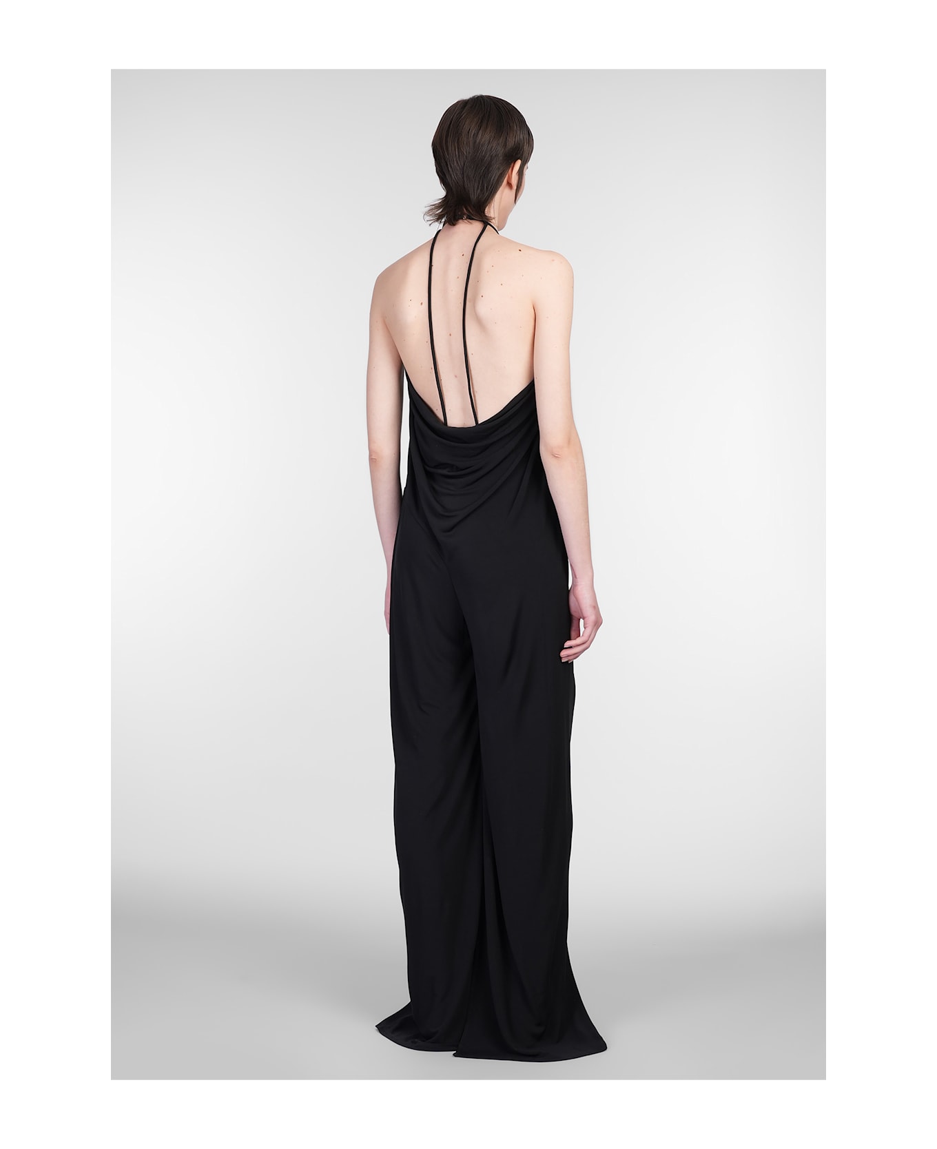 Christopher Esber Jumpsuit In Black Viscose - black