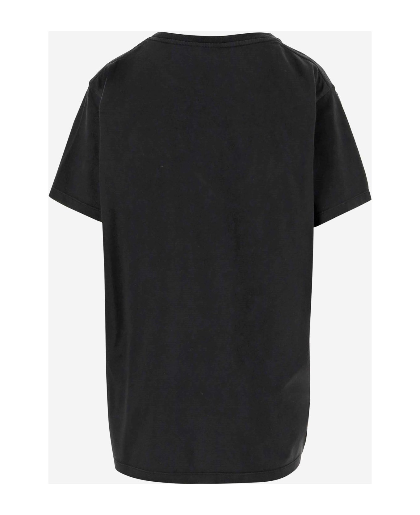 N.21 Cotton T-shirt With Logo - Black