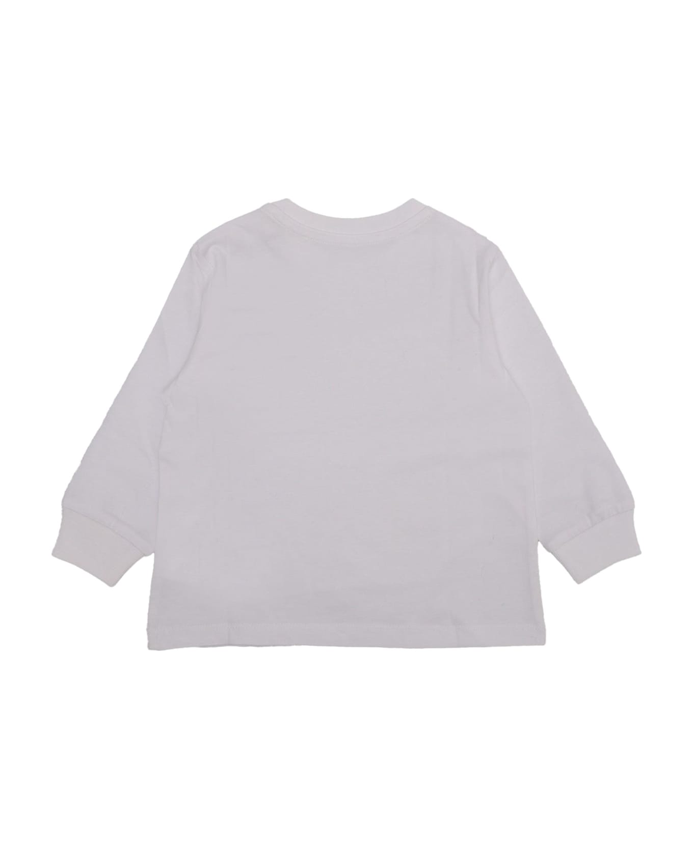 Polo Ralph Lauren Ls Cn-knit Shirts-t-shirt - WHITE