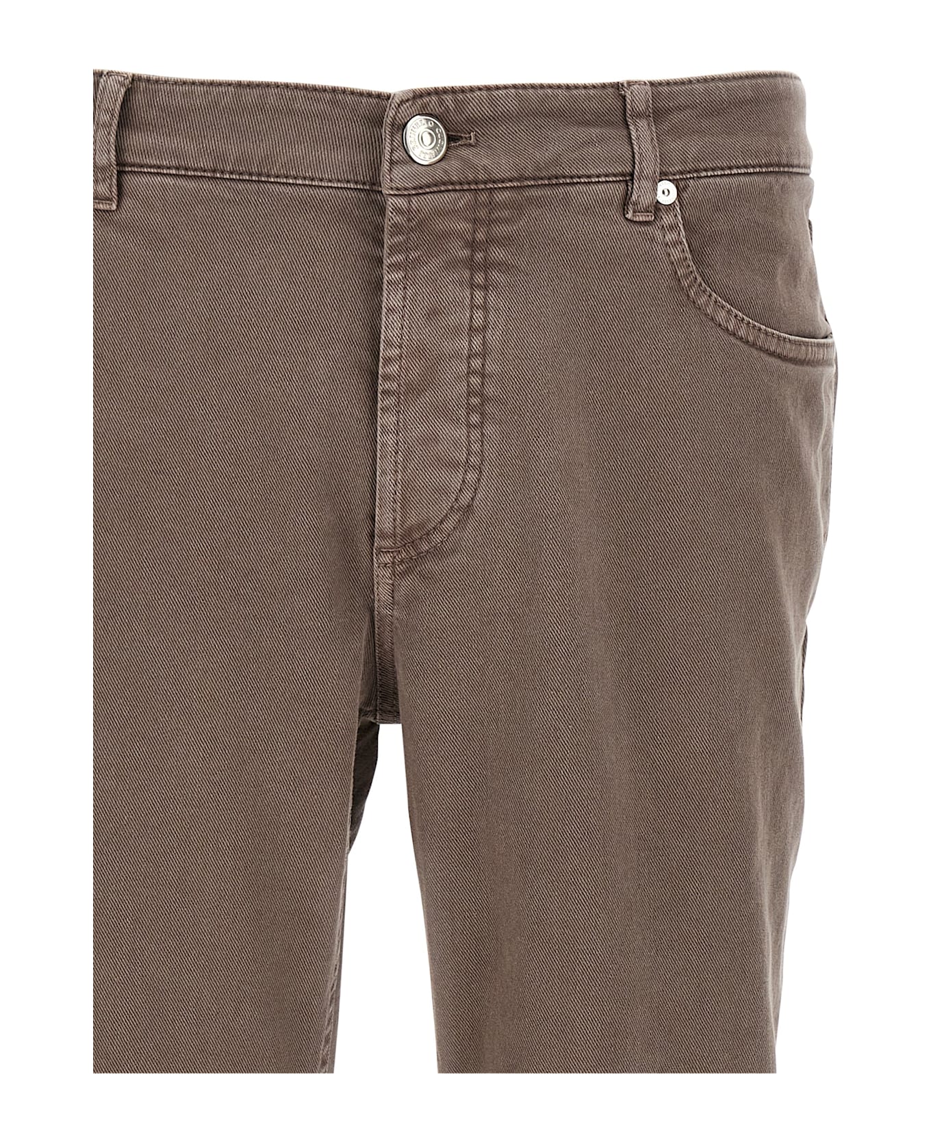 Brunello Cucinelli Garment-dyed Jeans - Beige