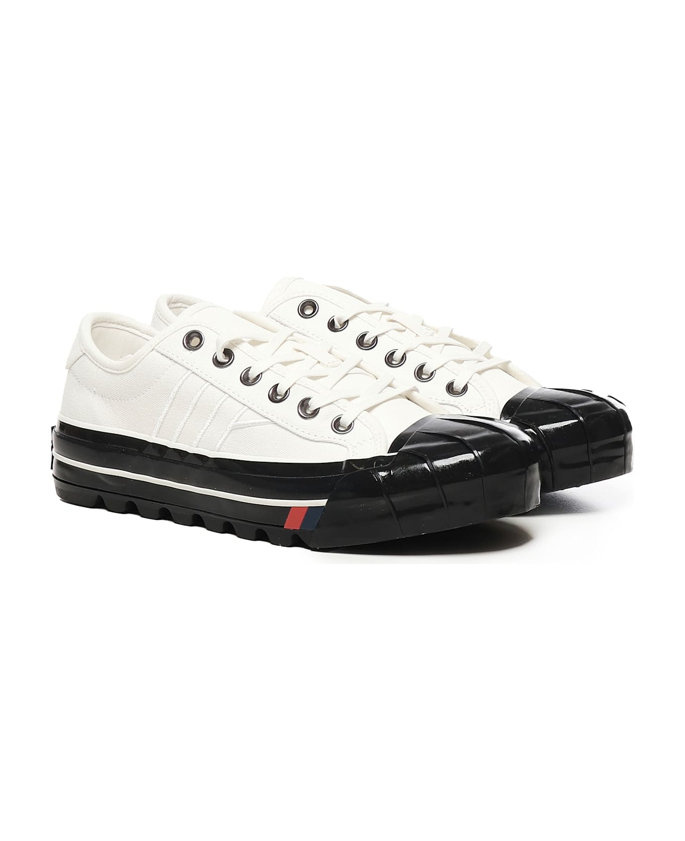 PRO-Keds Low-top Sneakers With Platform - WHITE, black