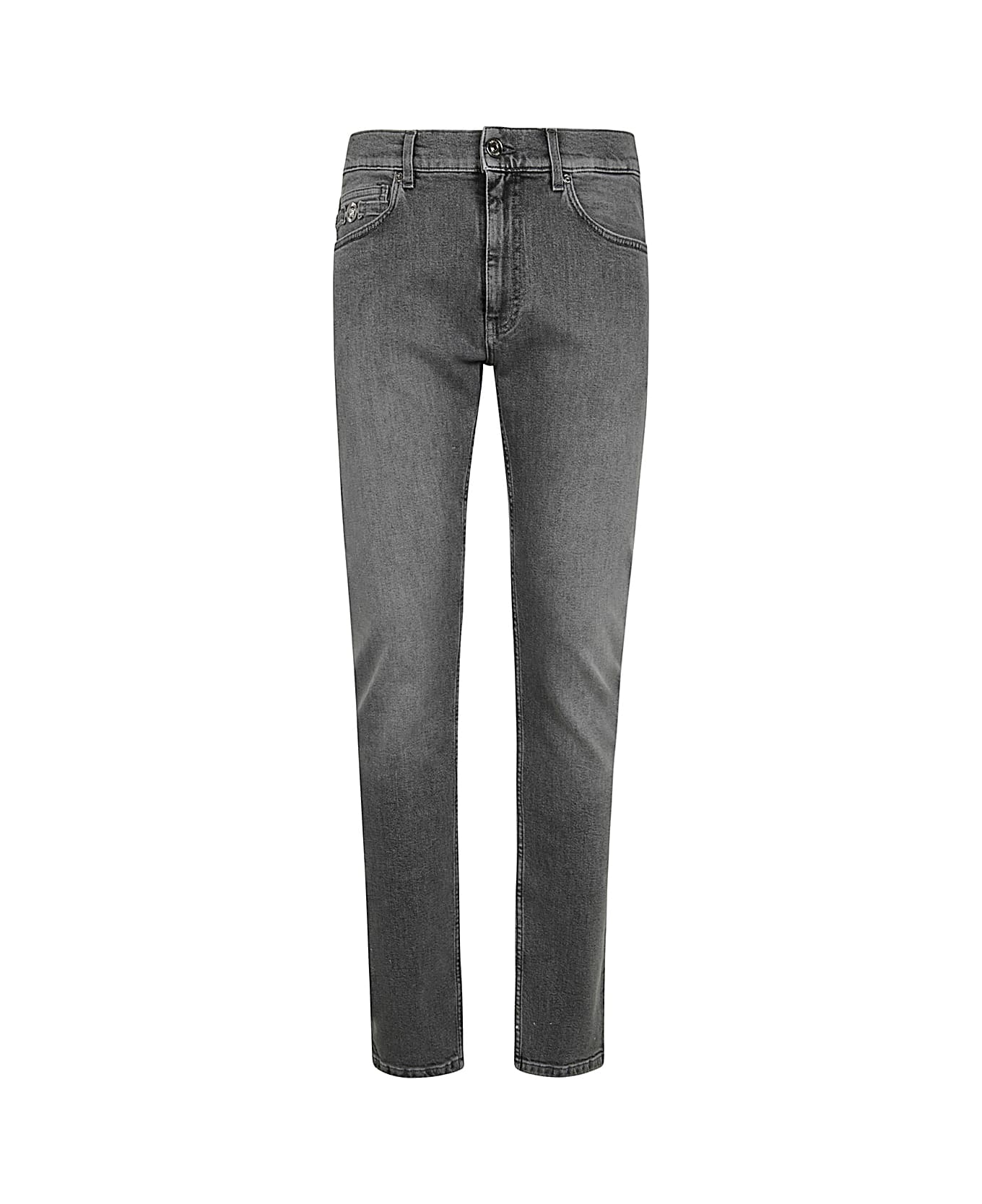 Versace Pant Denim Denim Black Wash S.stone Wash Gray - Mid Grey