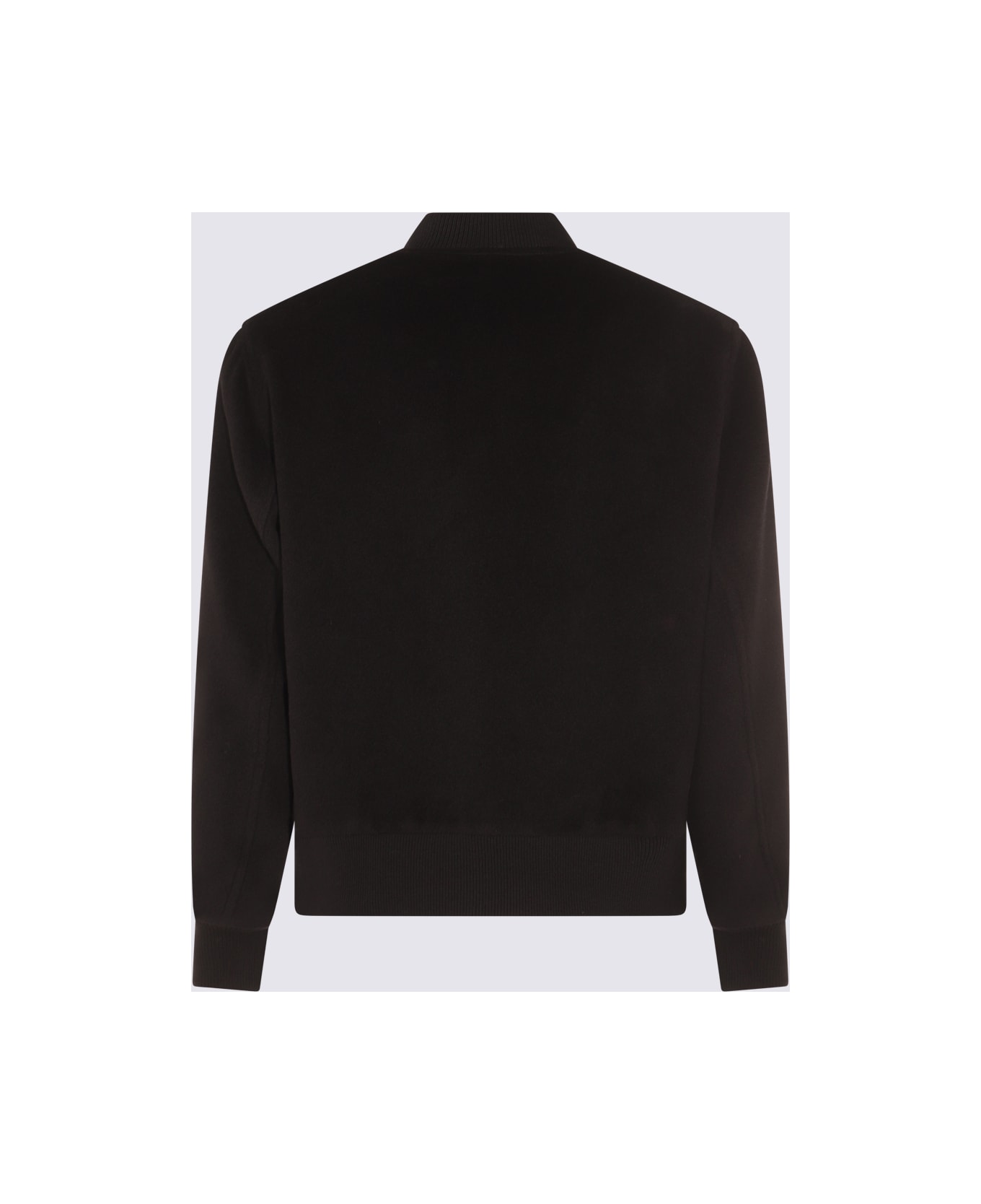 Lardini Black Wool Casual Jacket - Black