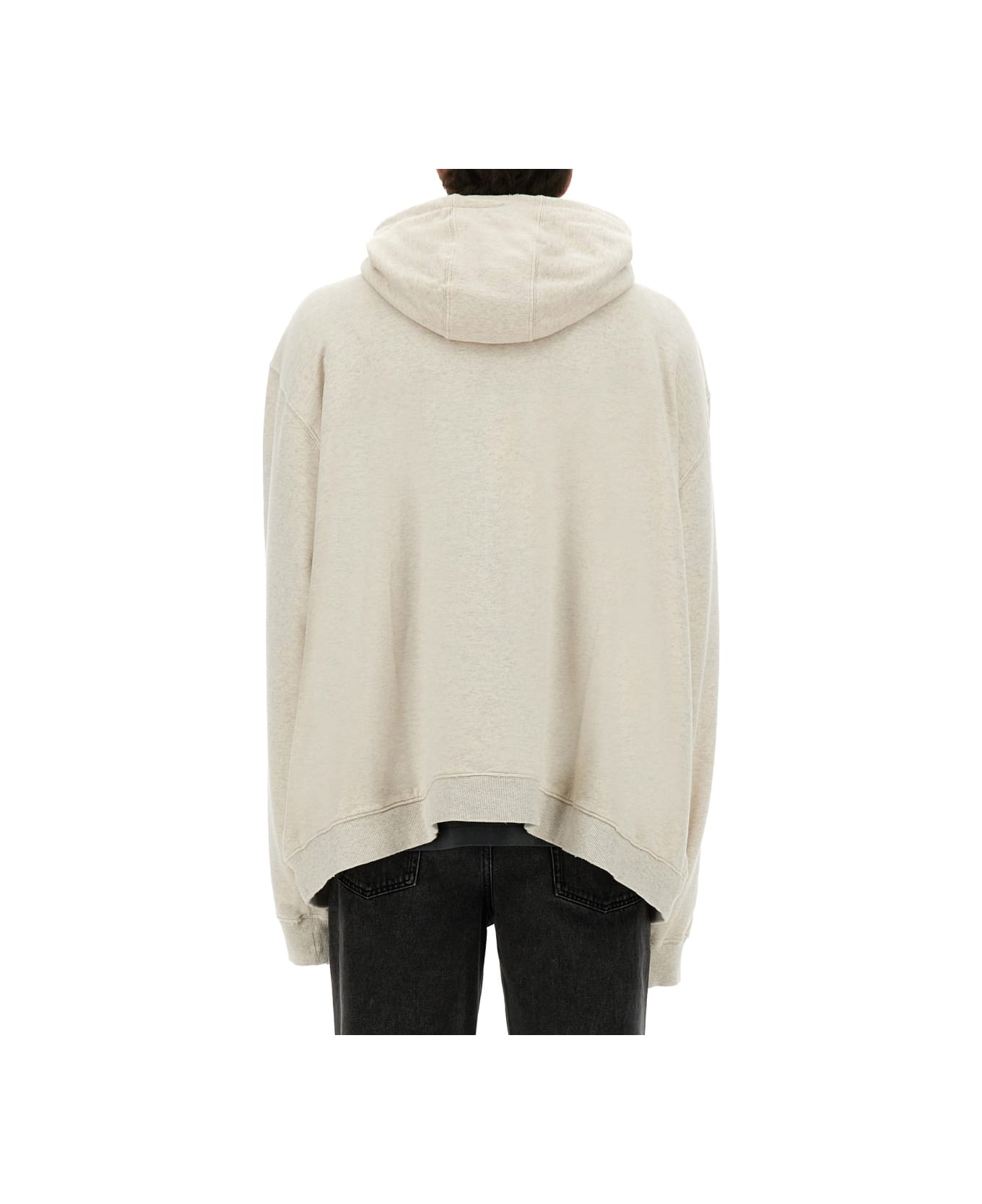 Maison Margiela Sweatshirt With Logo - IVORY