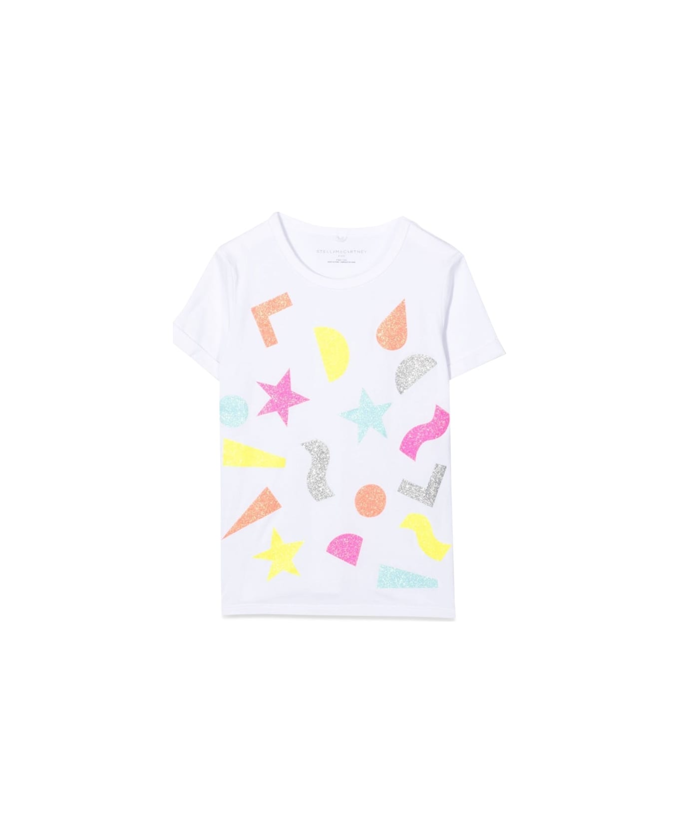 Stella McCartney Kids Geometric Shapes M/c T-shirt - MULTICOLOUR