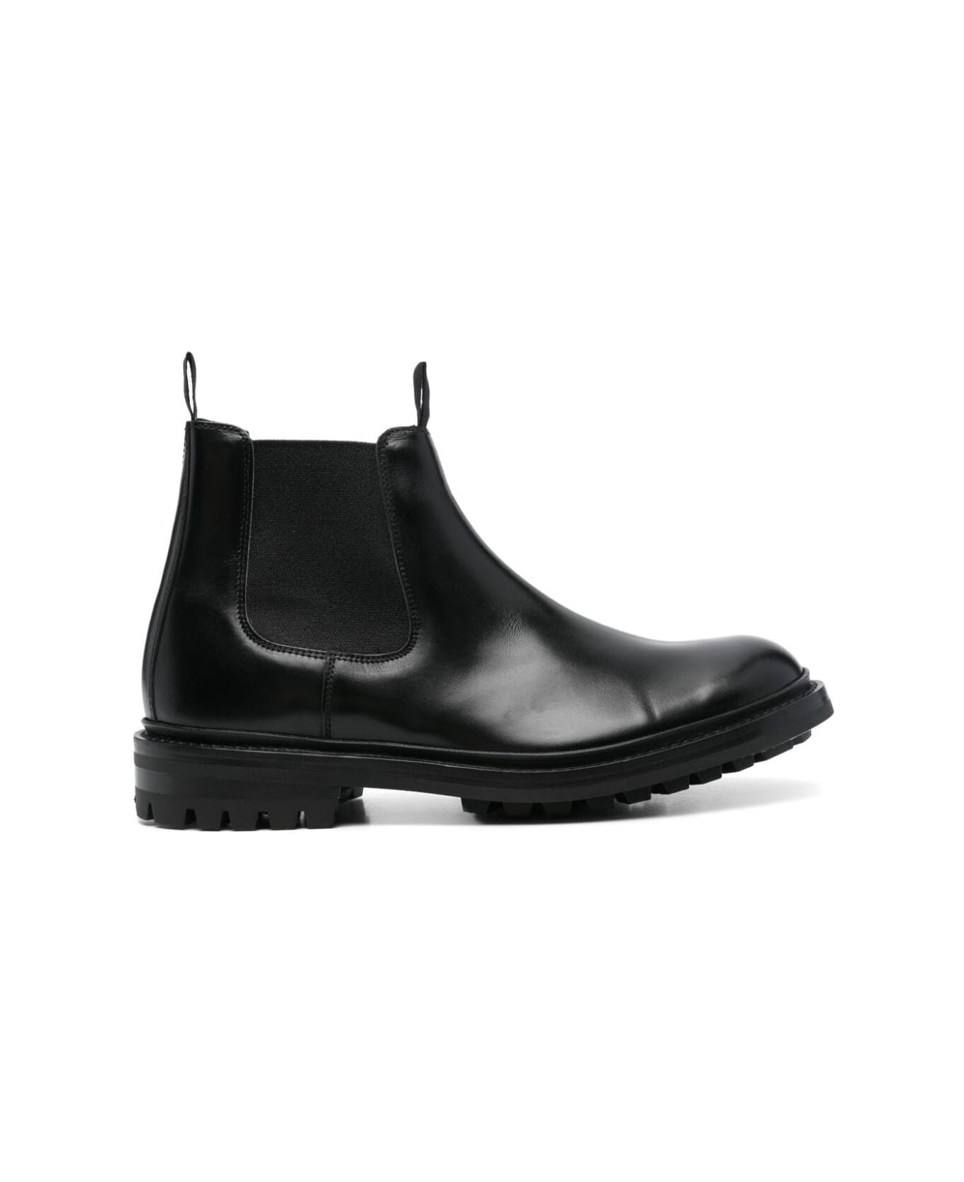 Tricker's Stephen Beatles Low Commando Sole - Black Calf