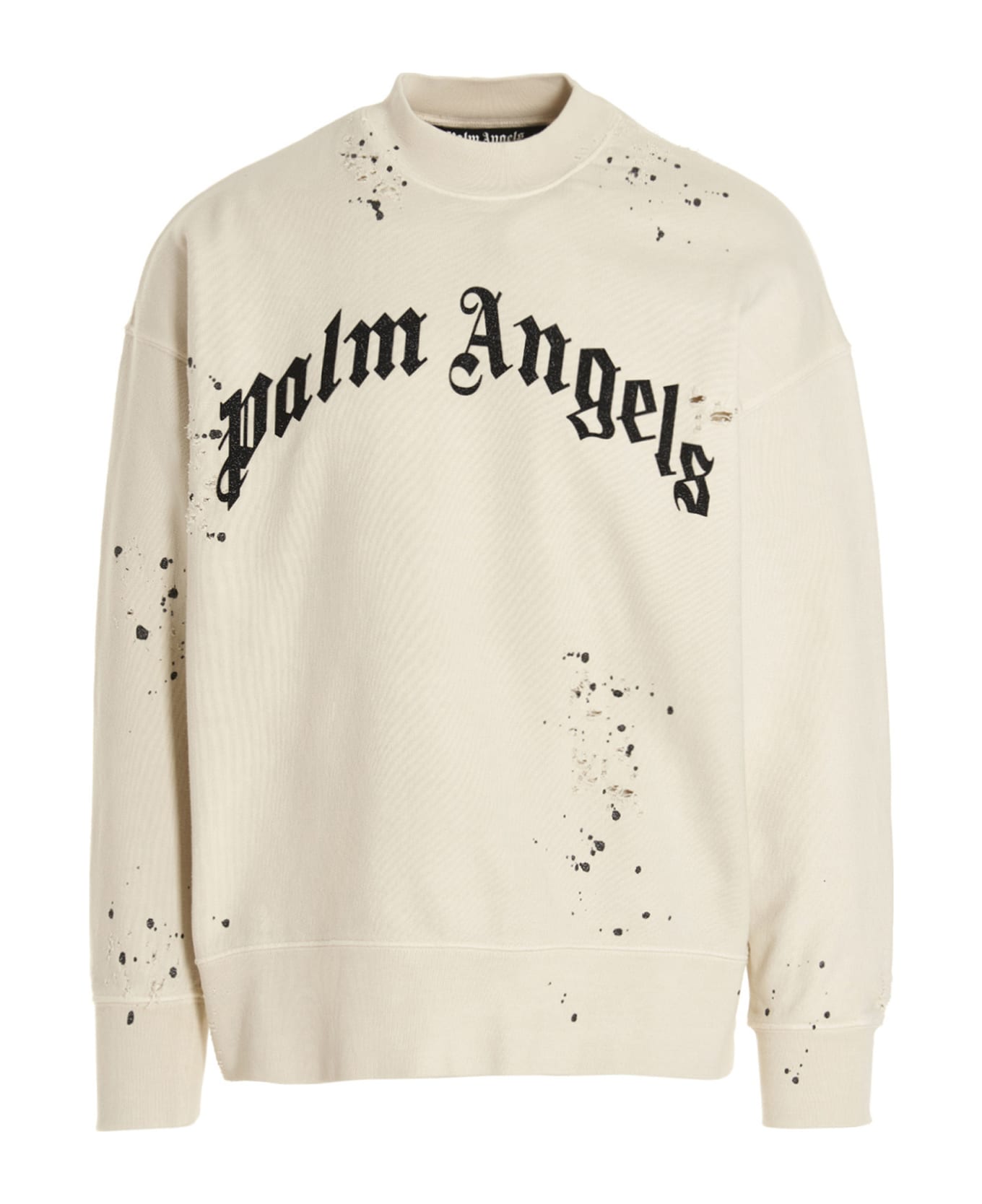 Palm Angels 'gd Glitter' Sweatshirt - Beige