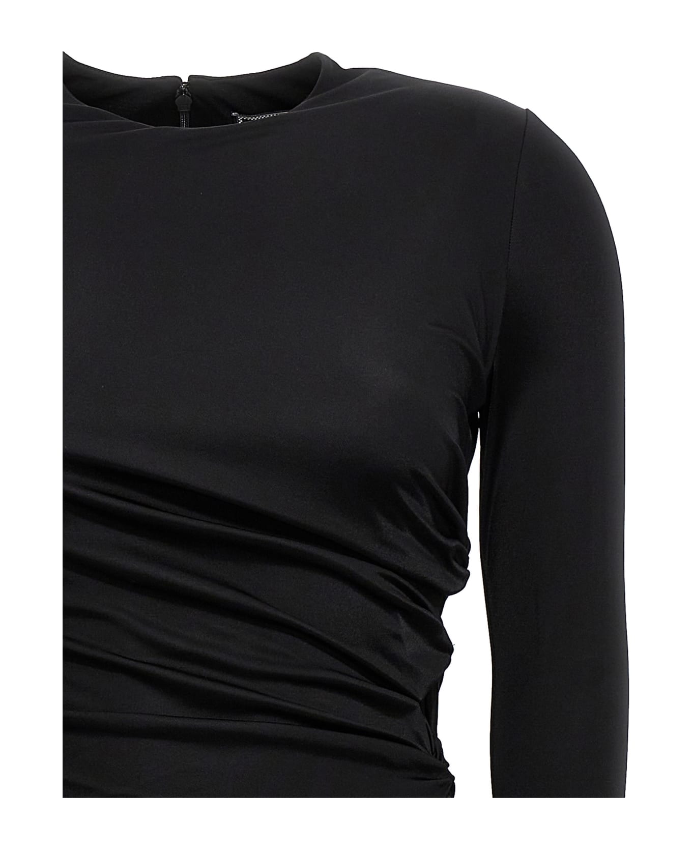 Versace La Vacanza Capsule Midi Dress - Black