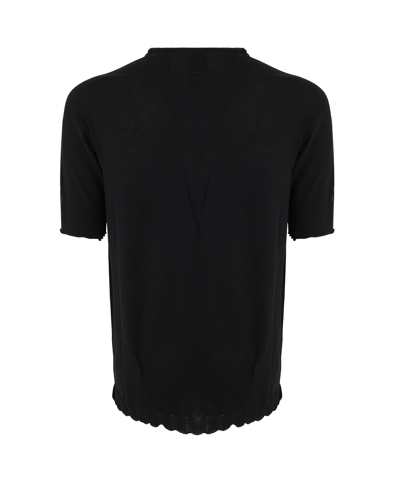 MD75 Round Neck Pullover - Basic Black