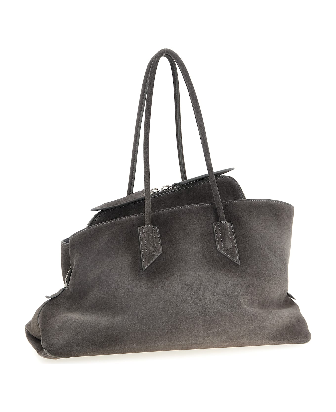 The Attico 
la Passeggiata Medium
 Shoulder Bag - Gray