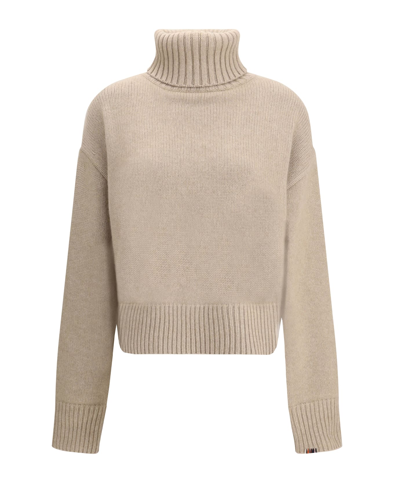 Extreme Cashmere N°434 Crop Xtra Turtleneck Sweater In Cashmere