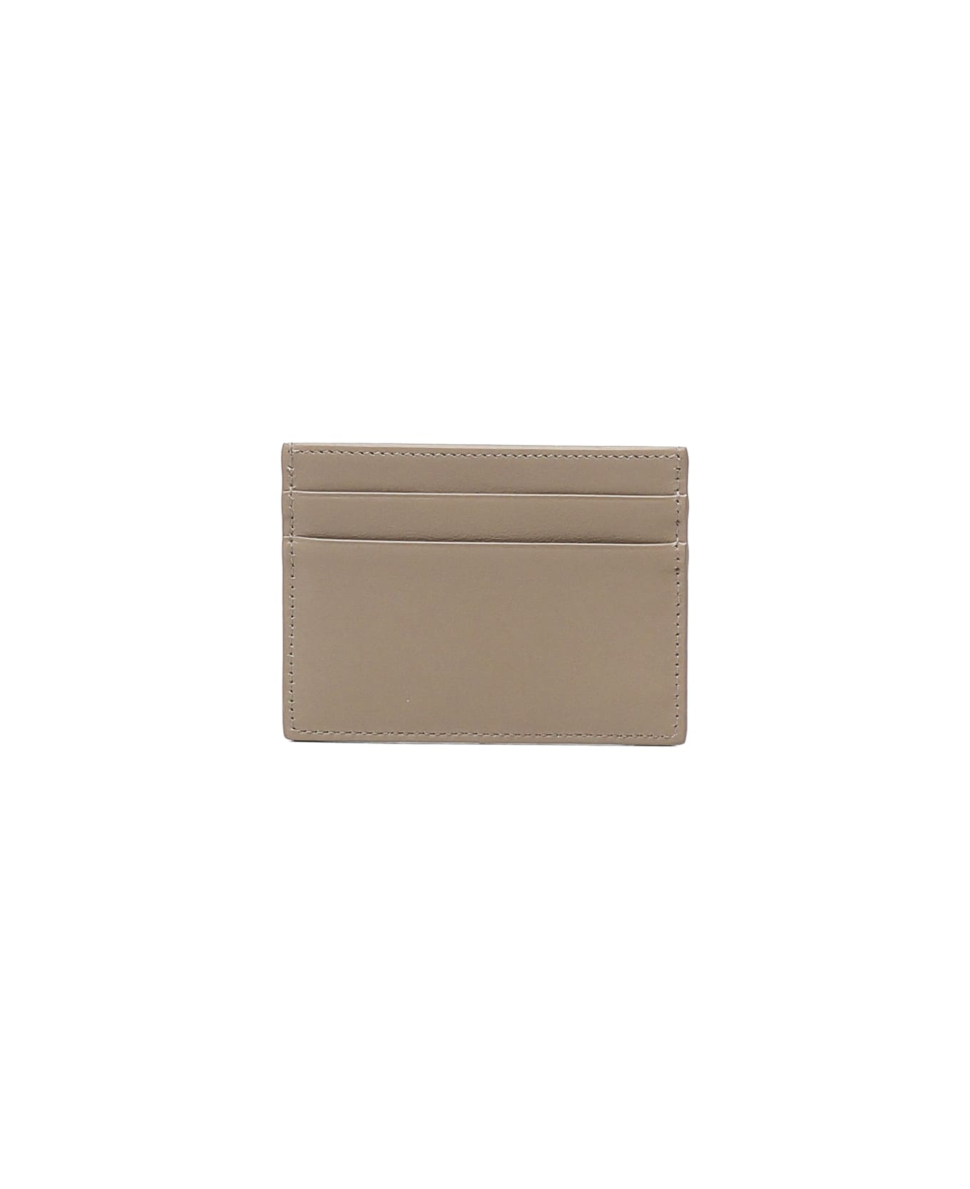 Dolce 
Gabbana Plongé Calfskin Card Holder - Beige