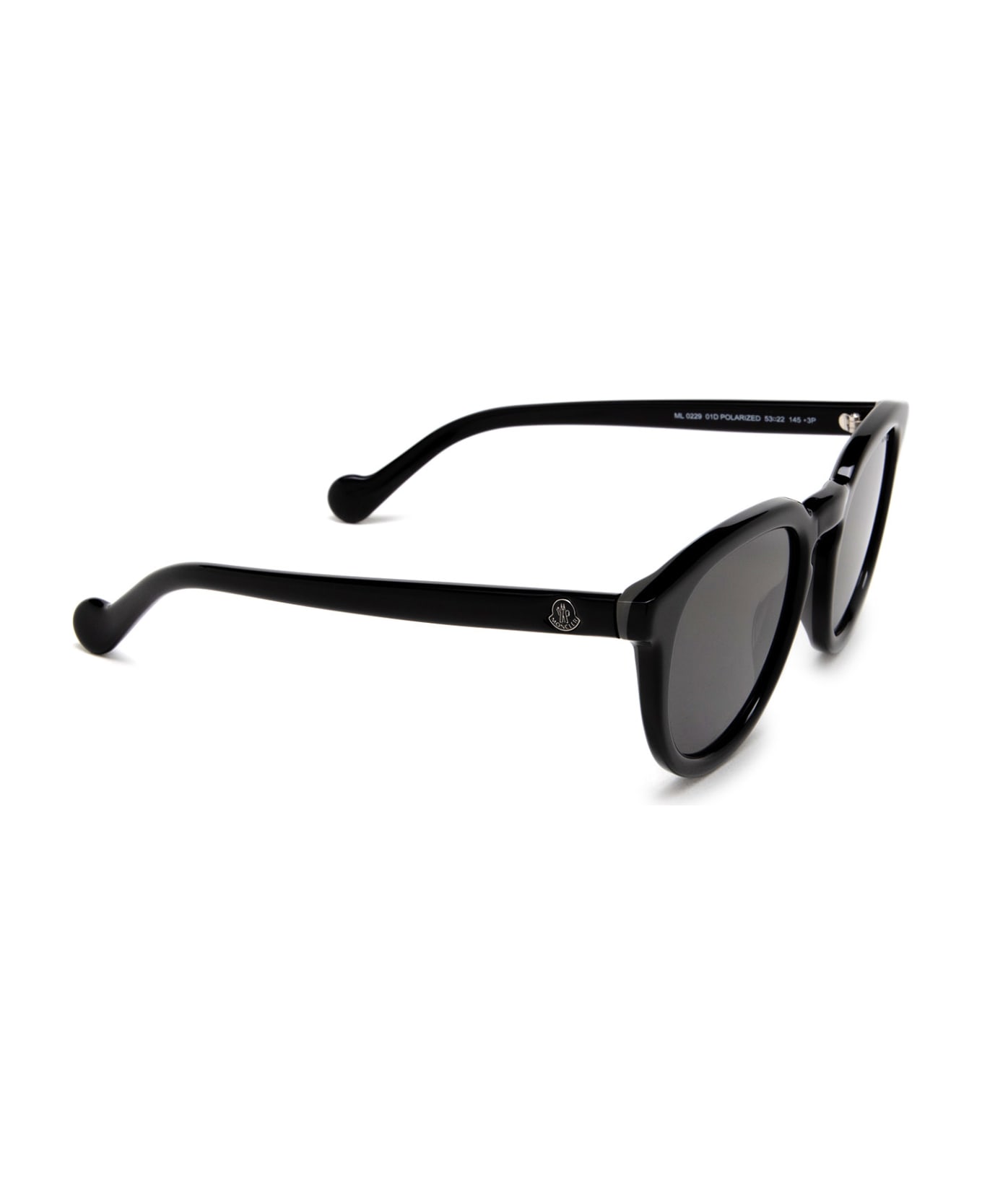 Moncler Eyewear Ml0229 Shiny Black Sunglasses - Shiny Black サングラス