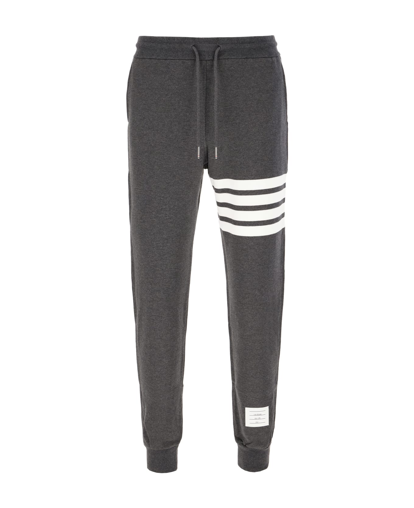 Thom Browne Dark Grey Cotton Pants - DARK GREY