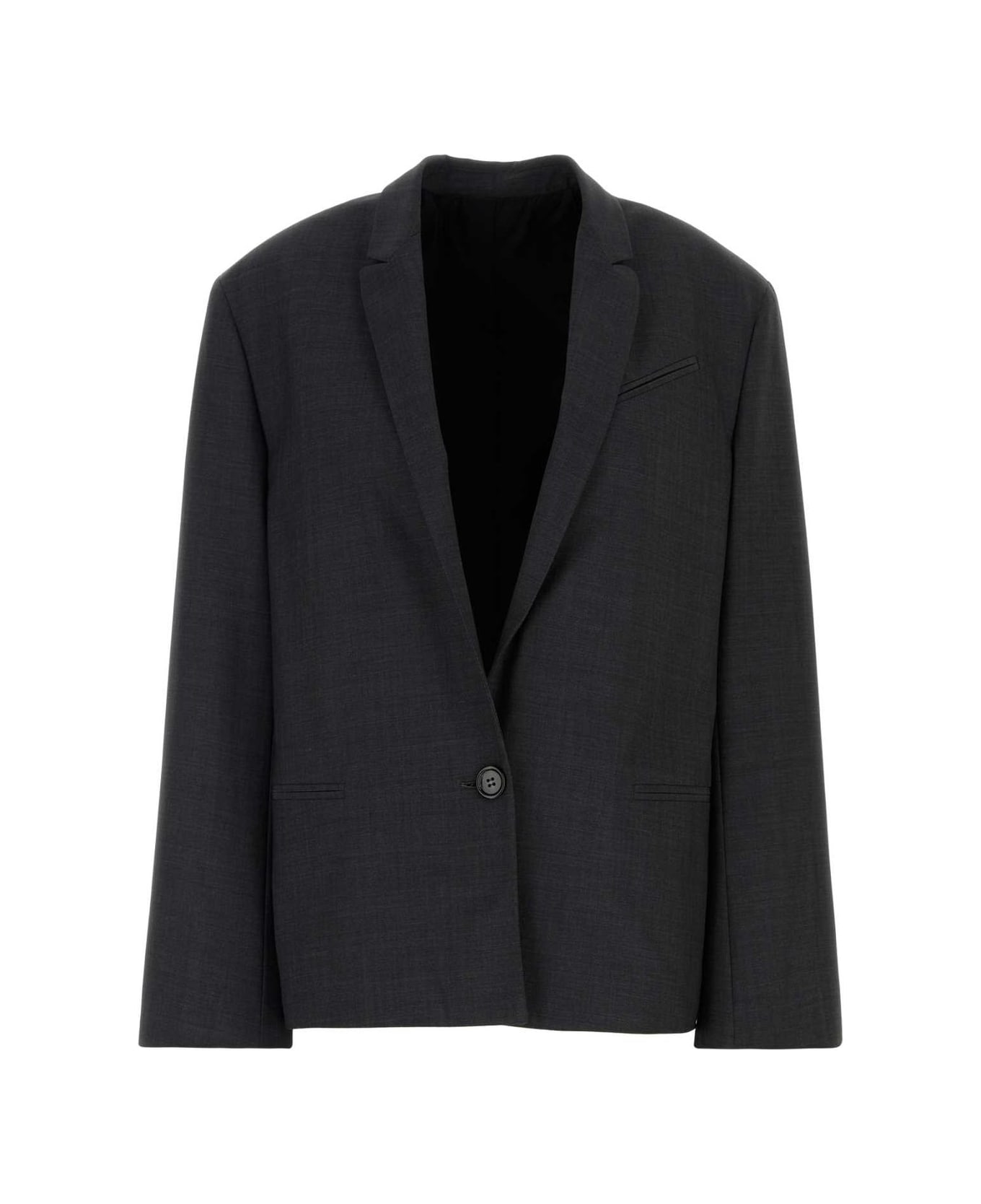 Philosophy di Lorenzo Serafini Single-buttoned Plain Blazer - GRIGIO