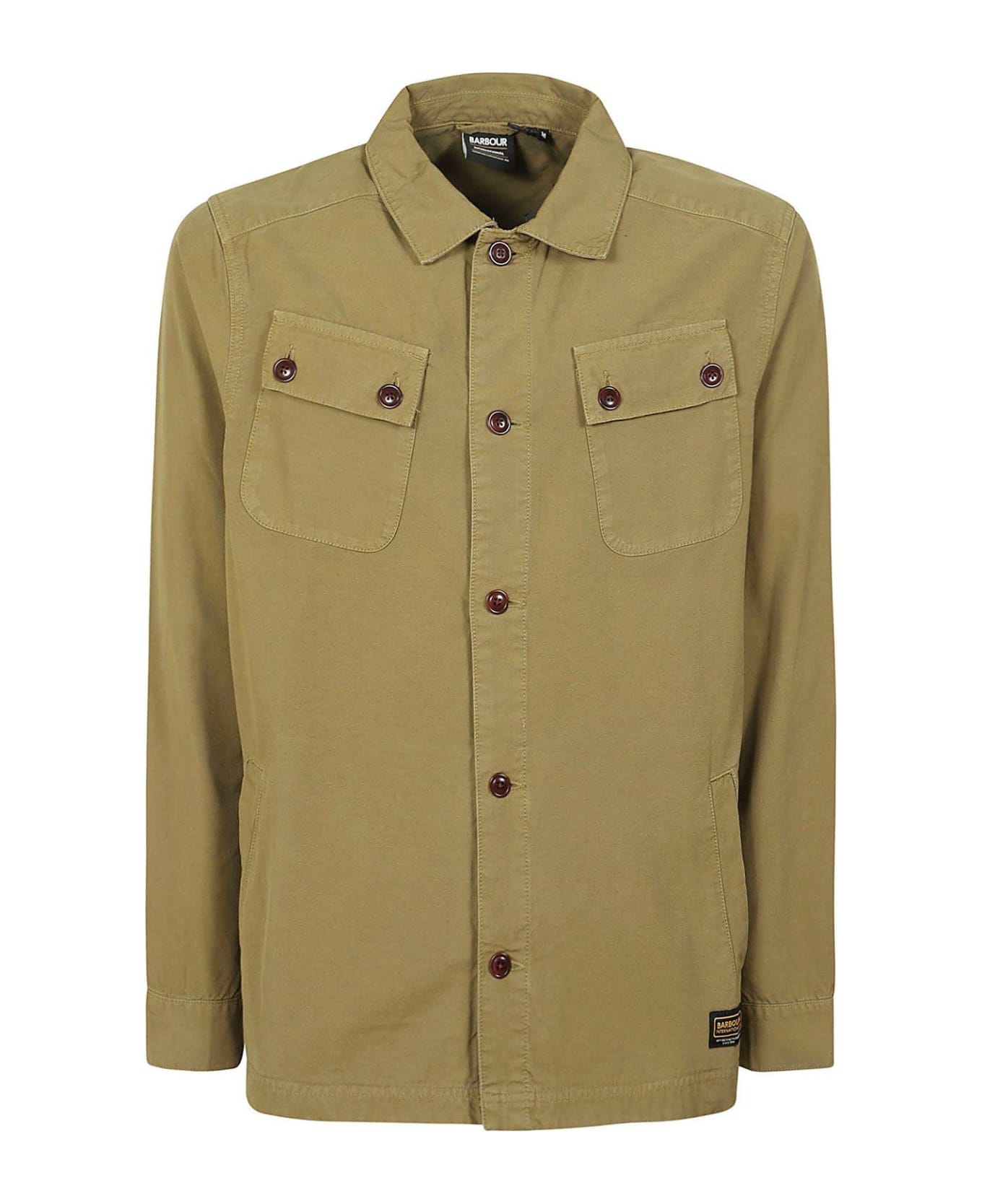 Barbour Collared Buttoned Shirt - Olive Branch