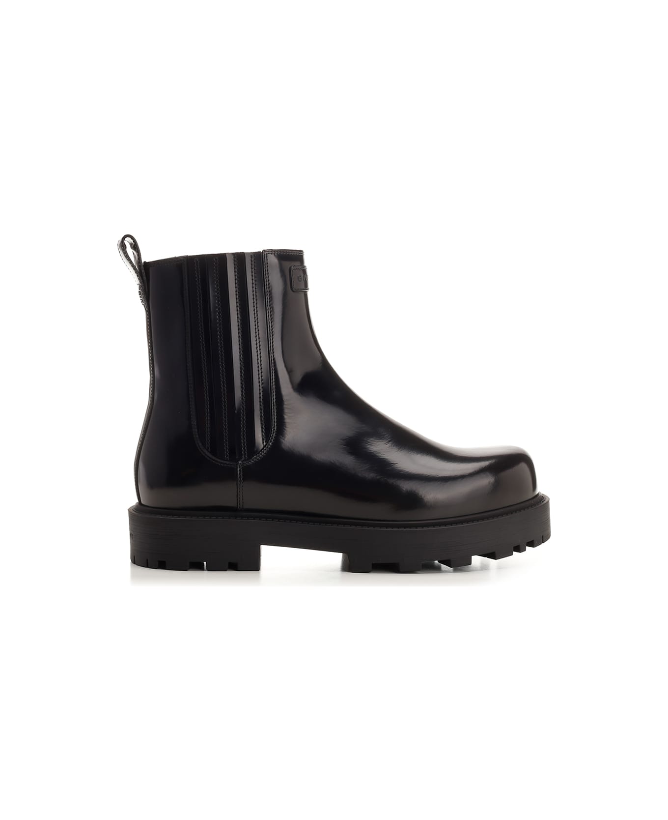 Givenchy Brushed Leather Chelsea Boots - BLACK