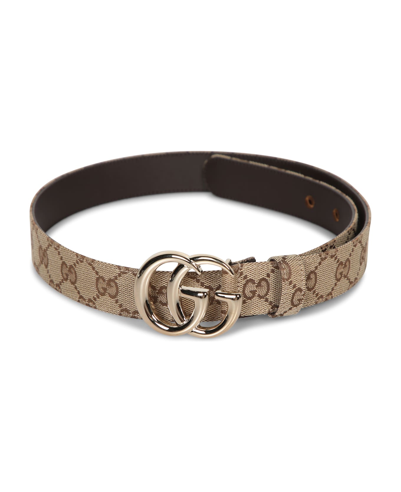 Gucci Supreme Beige Ebony Belt - Beige