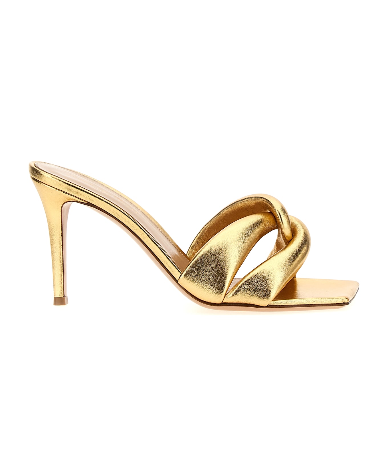 Gianvito Rossi 'amour' Mules - Gold