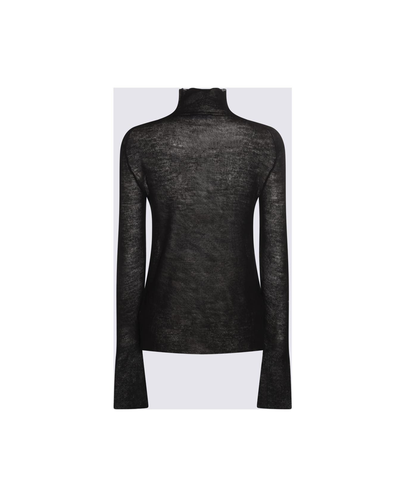Jil Sander Black Wool Sweater - Black