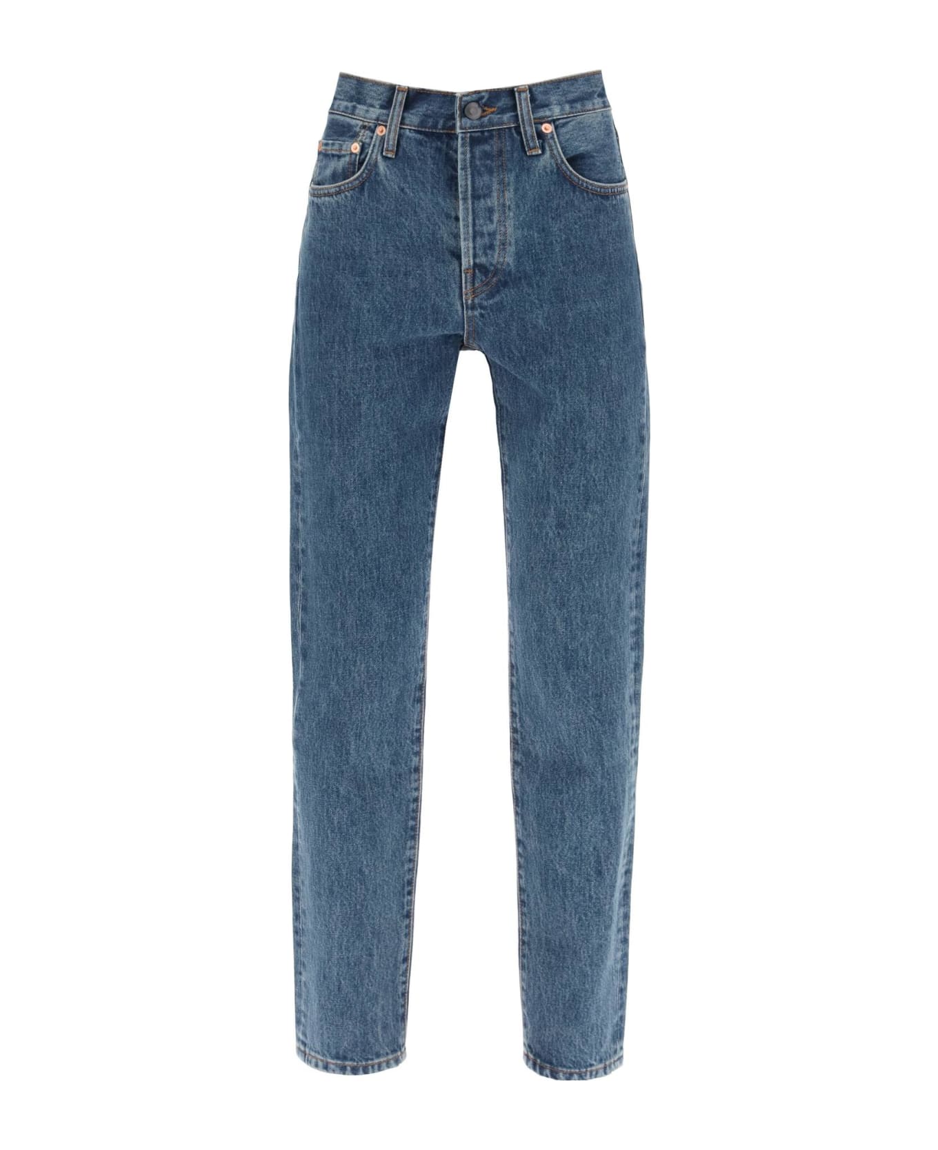 WARDROBE.NYC Slim Jeans With Acid Wash - INDIGO (Blue) デニム