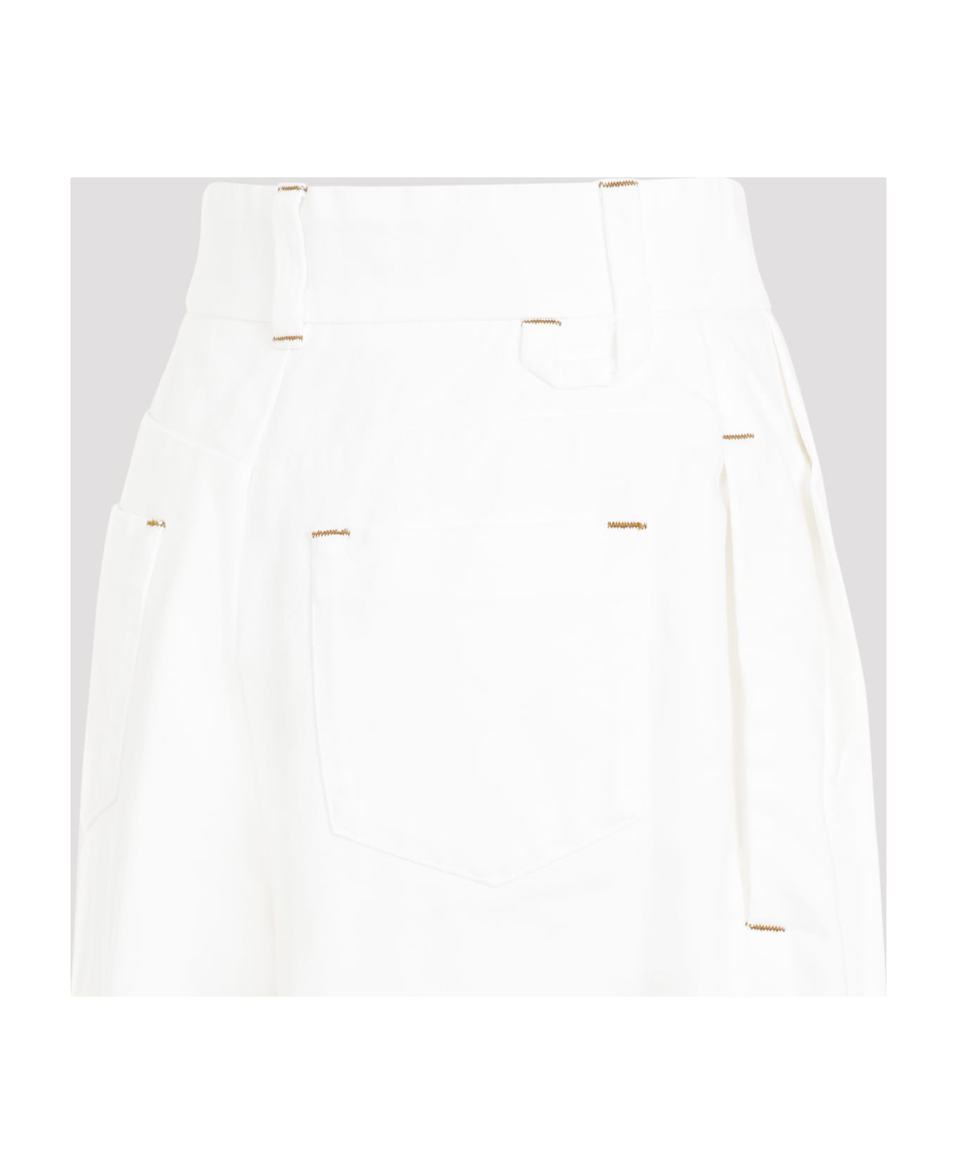 Jacquemus Wide-leg Jeans - Off White
