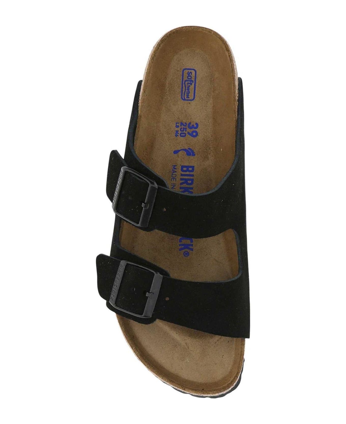Birkenstock Buckled Open Toe Sandals - Nero