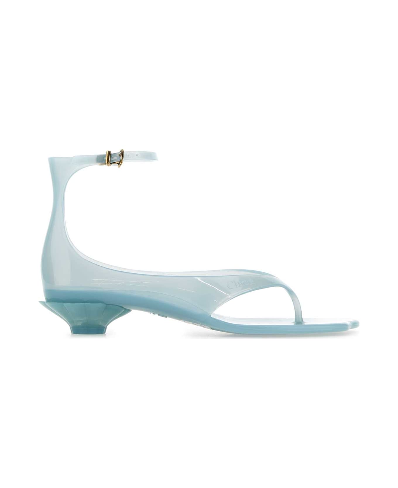 Chloé Pastel Light-blue Tpu Chloã© Jelly Thong Sandals - SPEARMINT