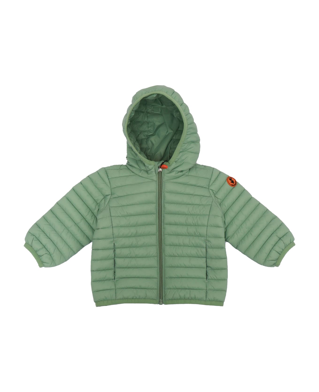 Save the Duck Nene Baby Hooded Jacket - GREEN