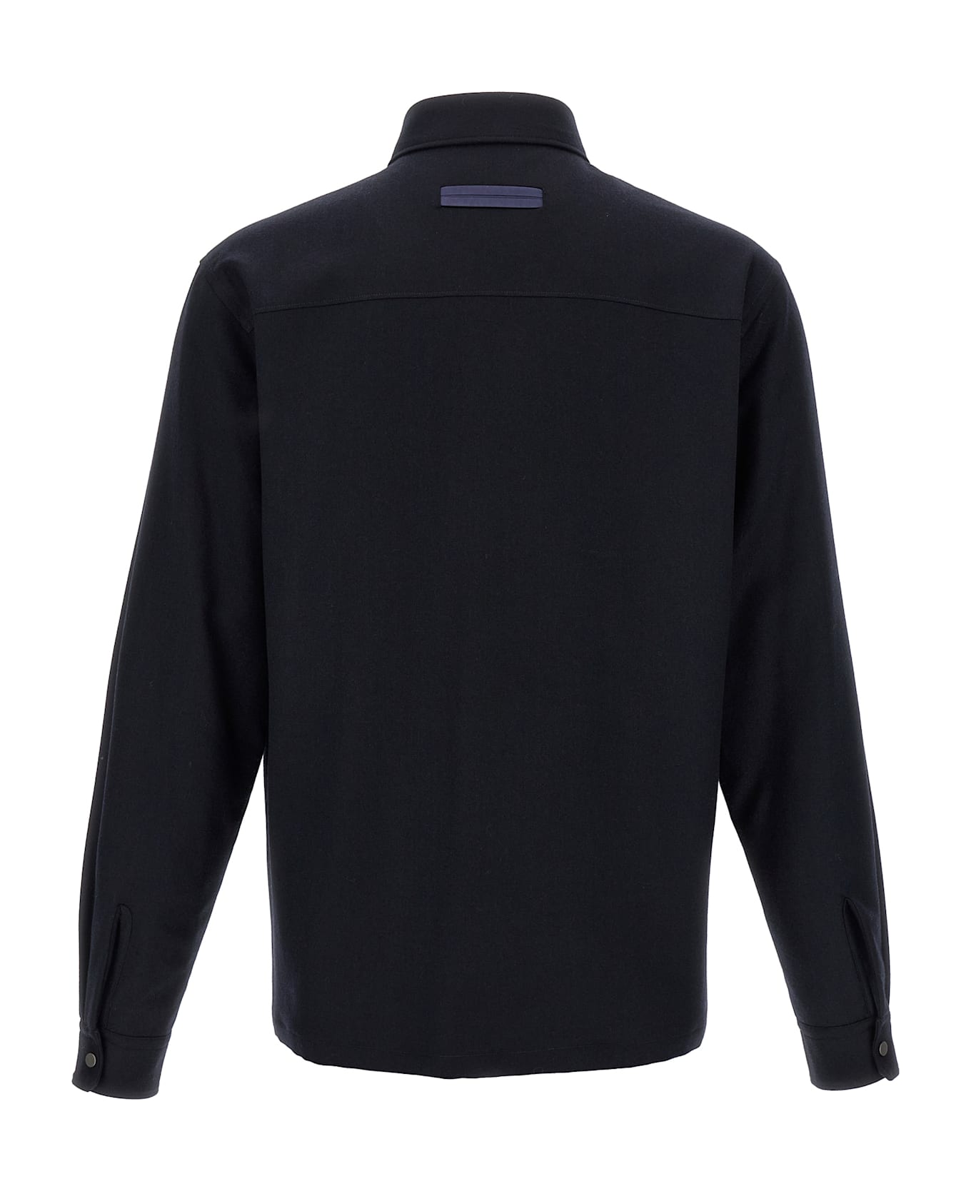Zegna Techmerino Overshirt - Blue