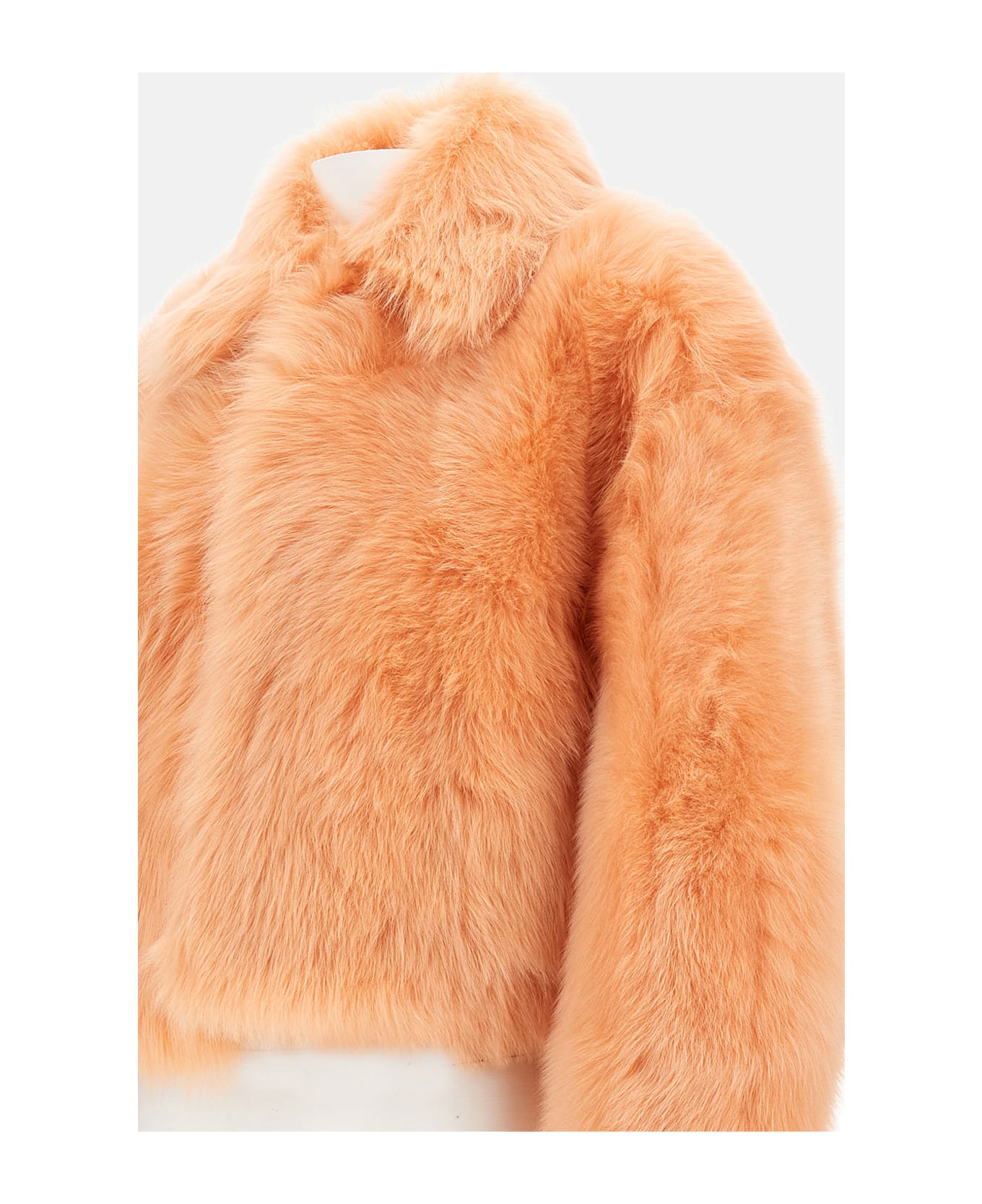 Bottega Veneta Shearling Jacket - Orange