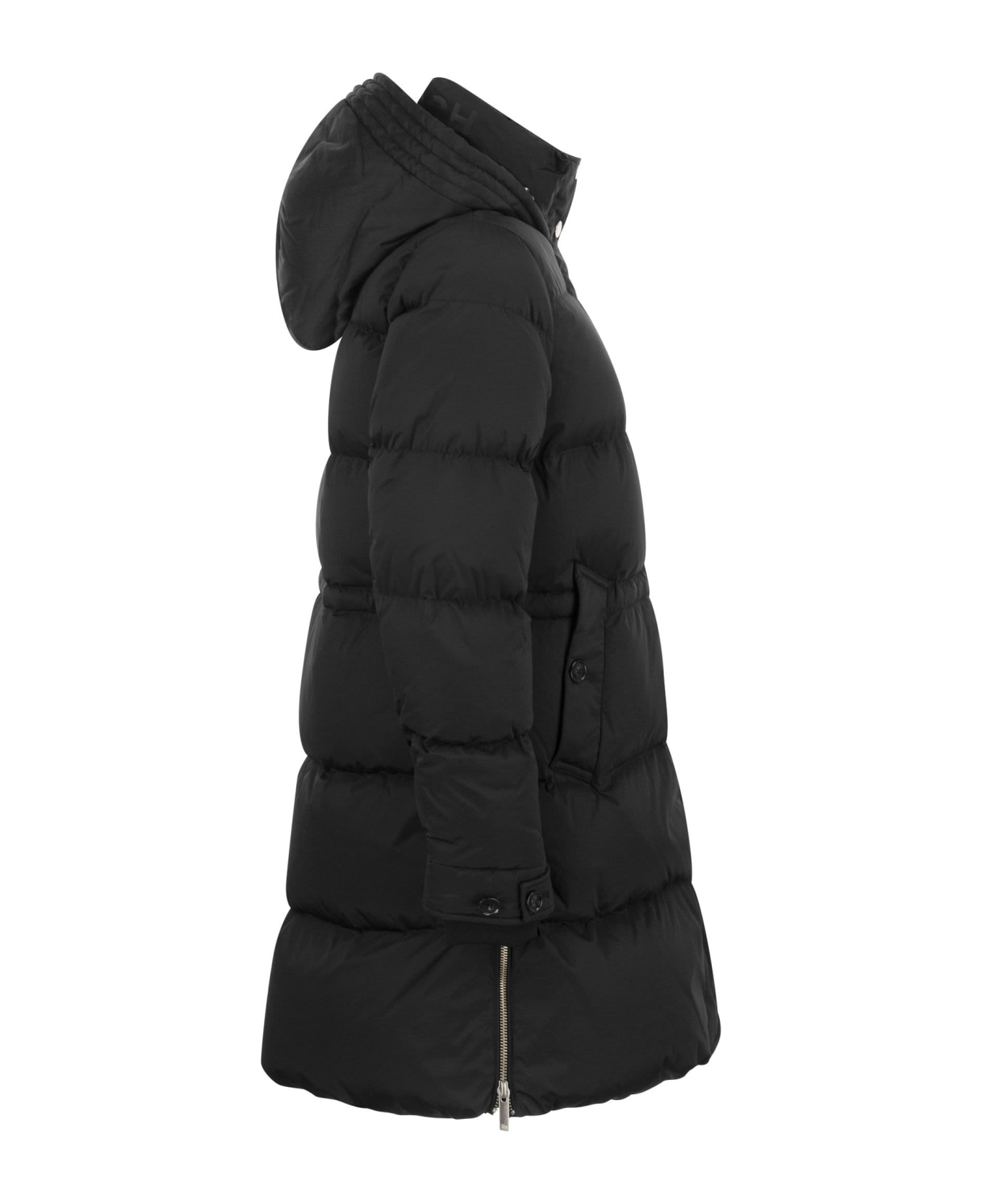 Woolrich Alsea - Hooded Down Jacket - Black コート