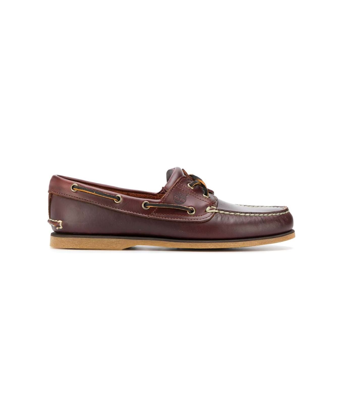 Timberland Classic Boat Loafers In Brown Leather Man - Brown ローファー＆デッキシューズ