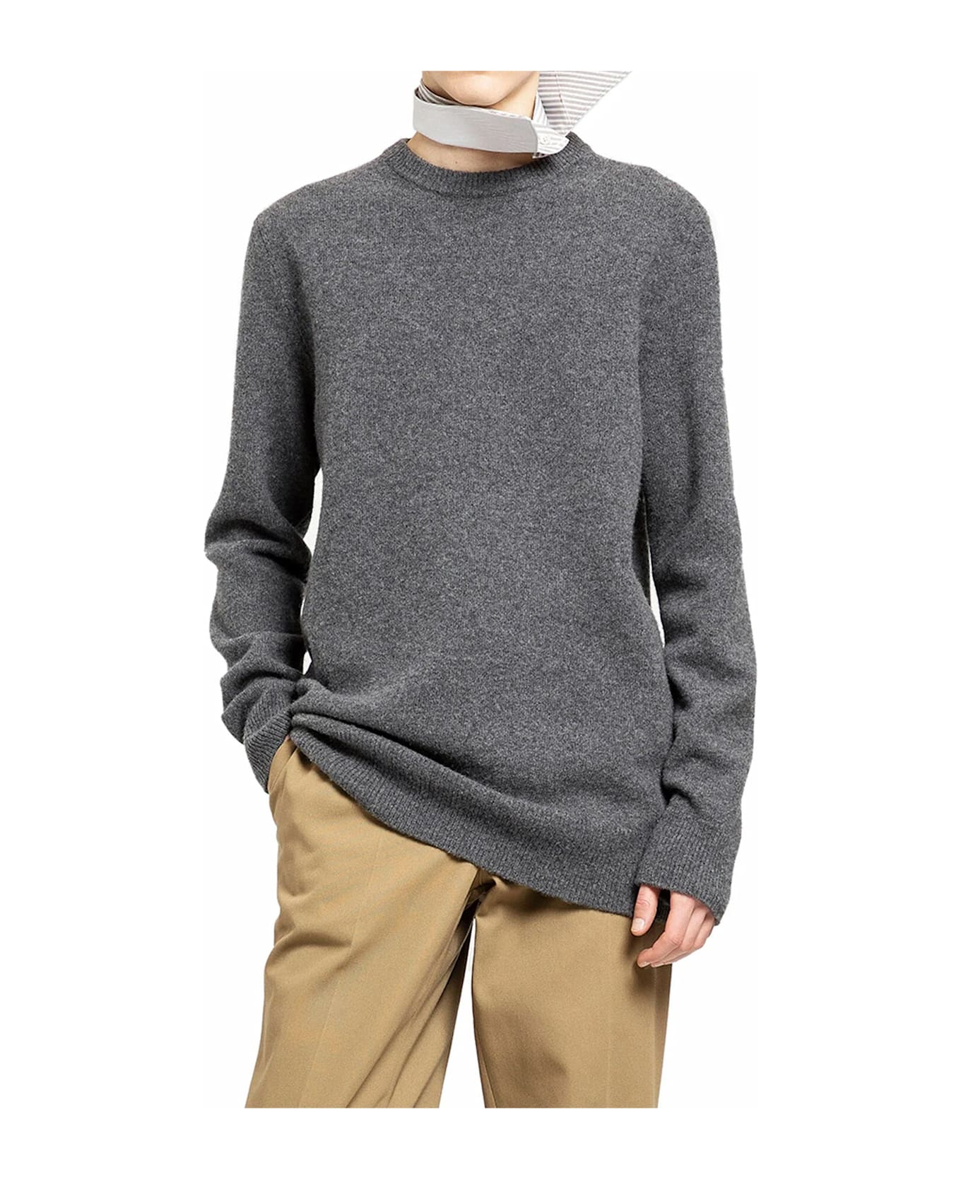 Maison Margiela Wool Sweater - Gray